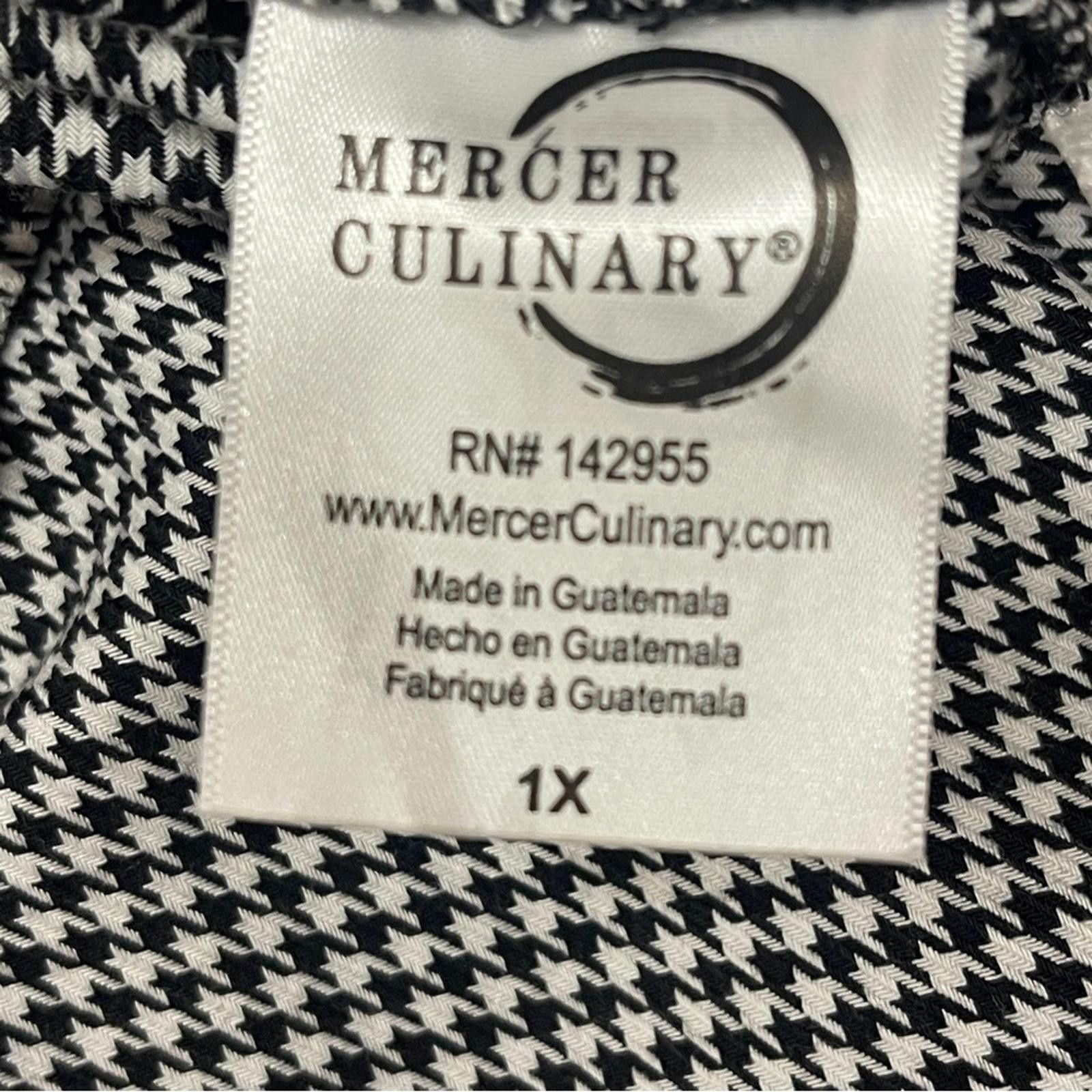 Other Mercer Culinary Black and White Checkered Pants NWT Size US 34 / EU 50 - 7 Thumbnail