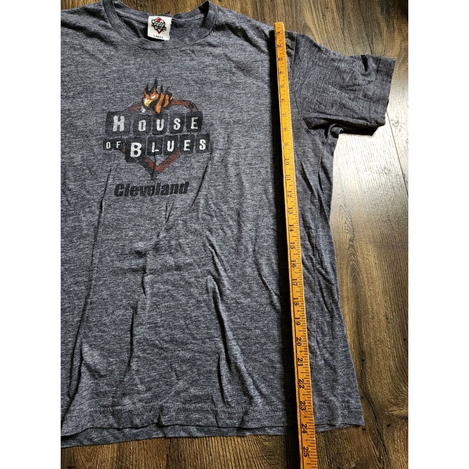 Vintage VINTAGE House of Blues Shirt Mens L 90s Cleveland OH Blue Graphic Tee Size US L / EU 52-54 / 3 - 4 Thumbnail
