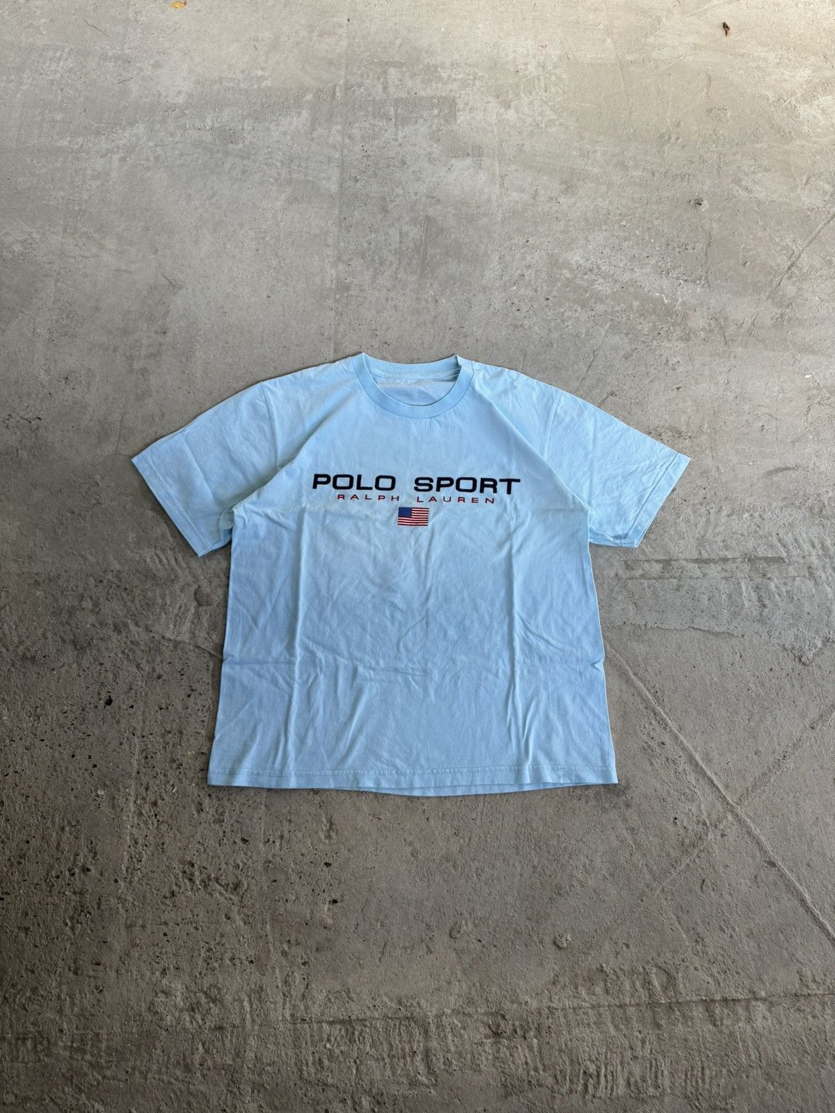 Polo Ralph Lauren VINTAGE POP CULTURE POLO SPORT BIG LOGO USA FLAG TSHIRT Size US XL / EU 56 / 4 - 1 Thumbnail
