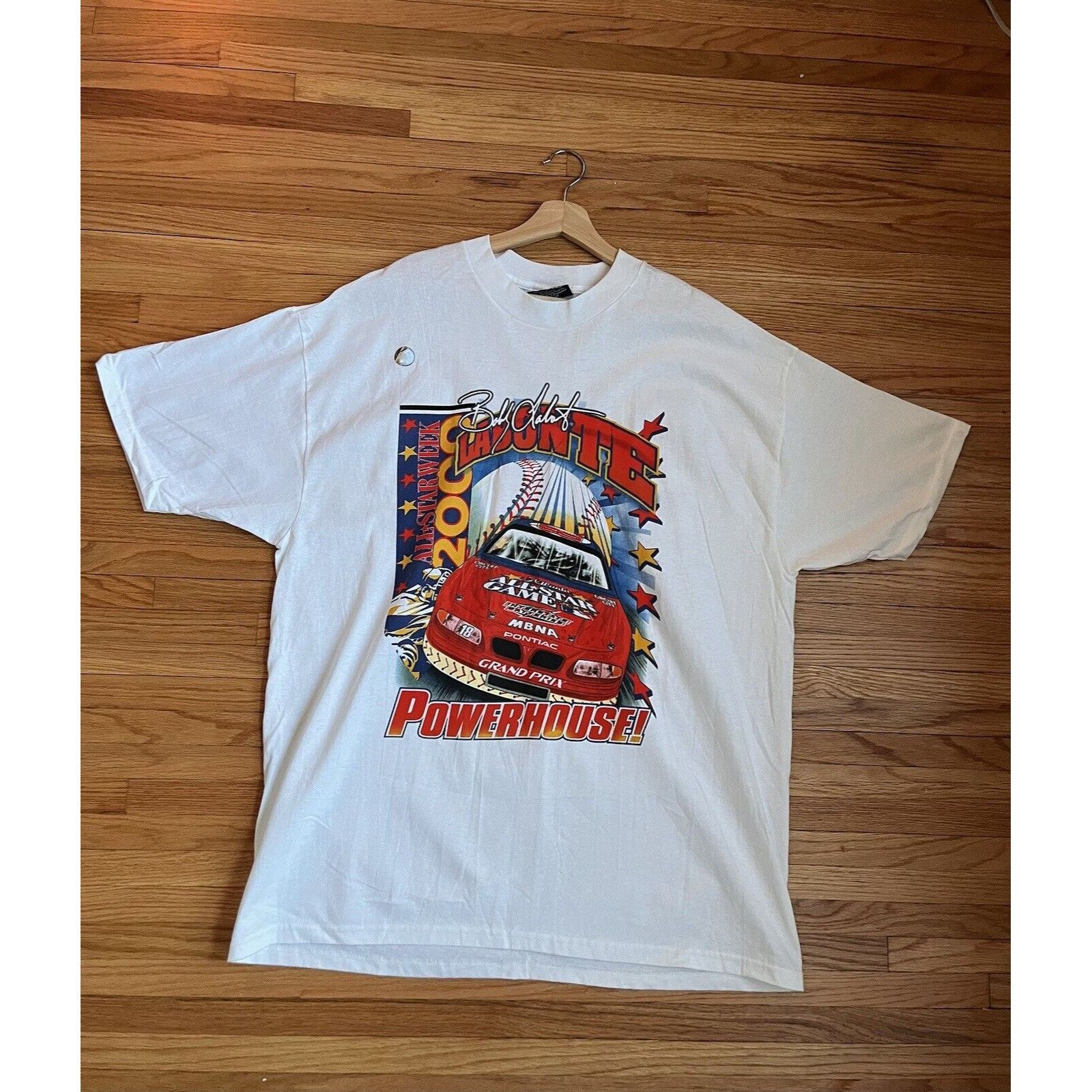 NASCAR VINTAGE NASCAR BOBBY LABONTE 18 RACING ALL STAR WEEK T SHIRT Size US XL / EU 56 / 4 - 3 Thumbnail