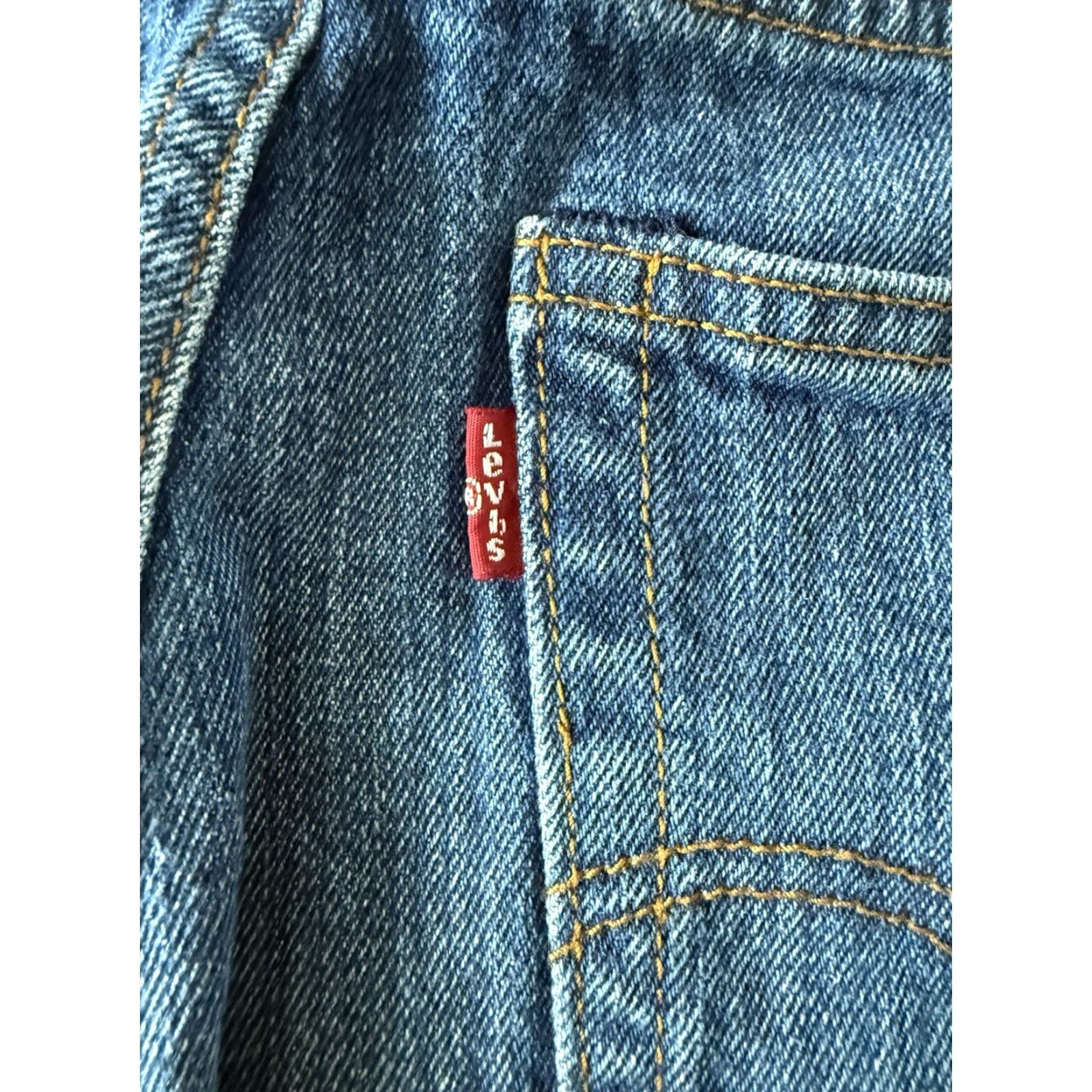 Levi's Levi's Jeans Women's 26 Wedgie Skinny Button Fly Denim 5-Pocket City Logo Blue Slim Contour Relaxed Stretch Size 27" / US 4 / IT 40 - 6 Thumbnail