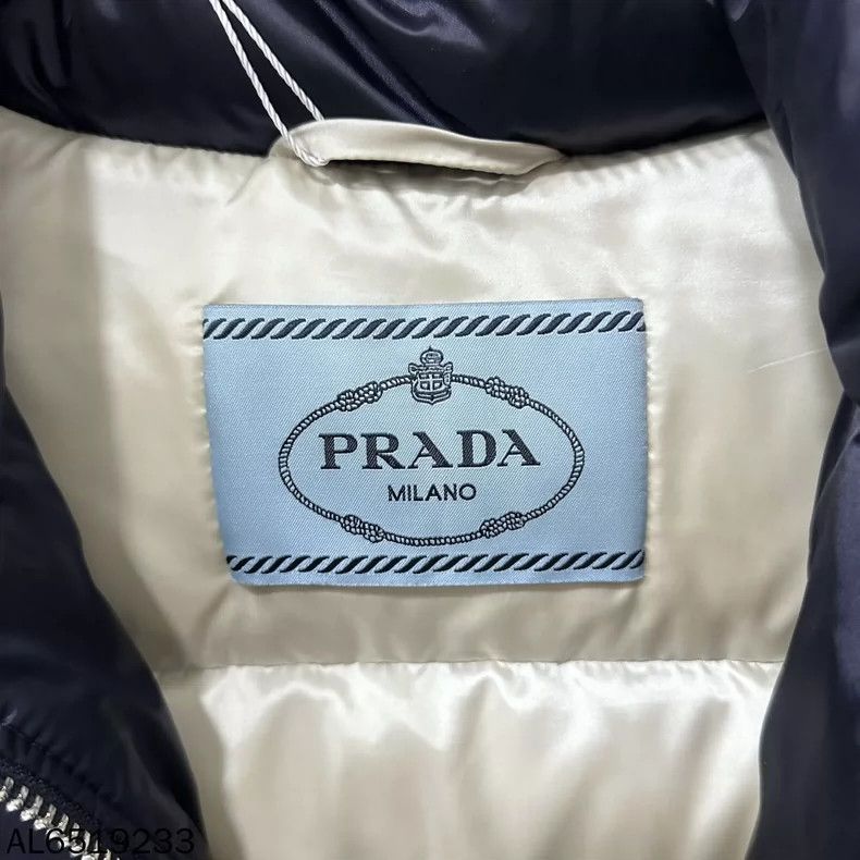 Prada Prada Size 38 Triangle sleeve label cotton jacket 2502-Ne Size XS / US 0-2 / IT 36-38 - 5 Thumbnail