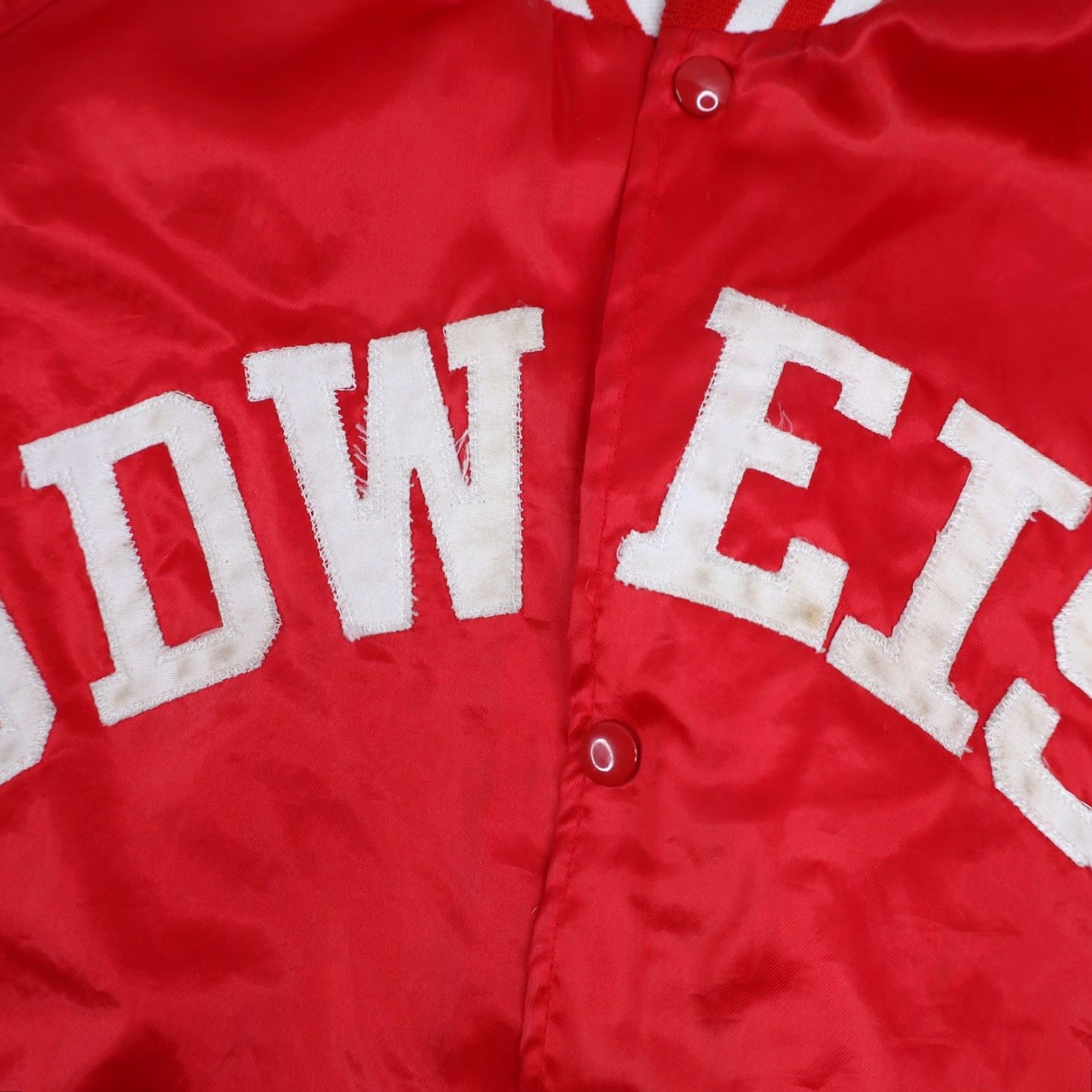 Budweiser VINTAGE Budweiser Beer Spellout Satin Jacket Red 2XL Mens XX L (27"x29") Size US XXL / EU 58 / 5 - 7 Thumbnail