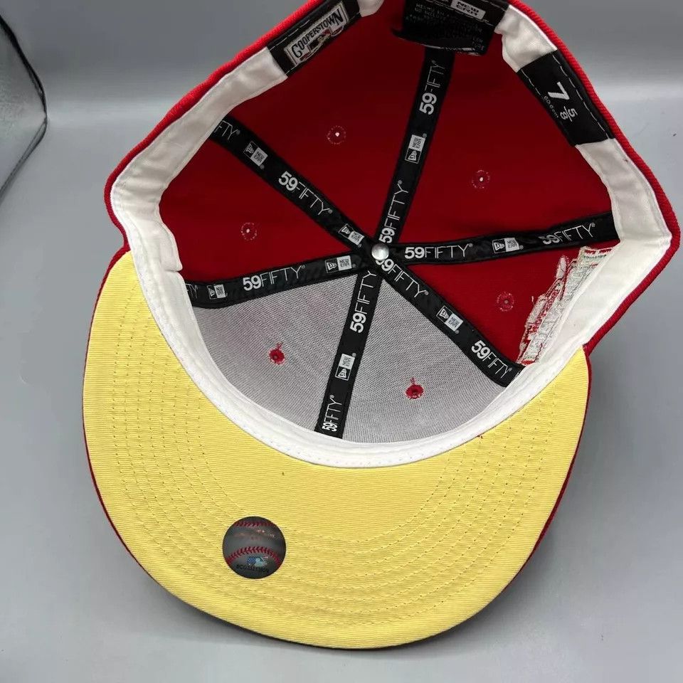 New Era Boston Red Sox Hat Men 7 5/8 59Fifty New Era MLB Fitted Cap Size ONE SIZE - 2 Thumbnail