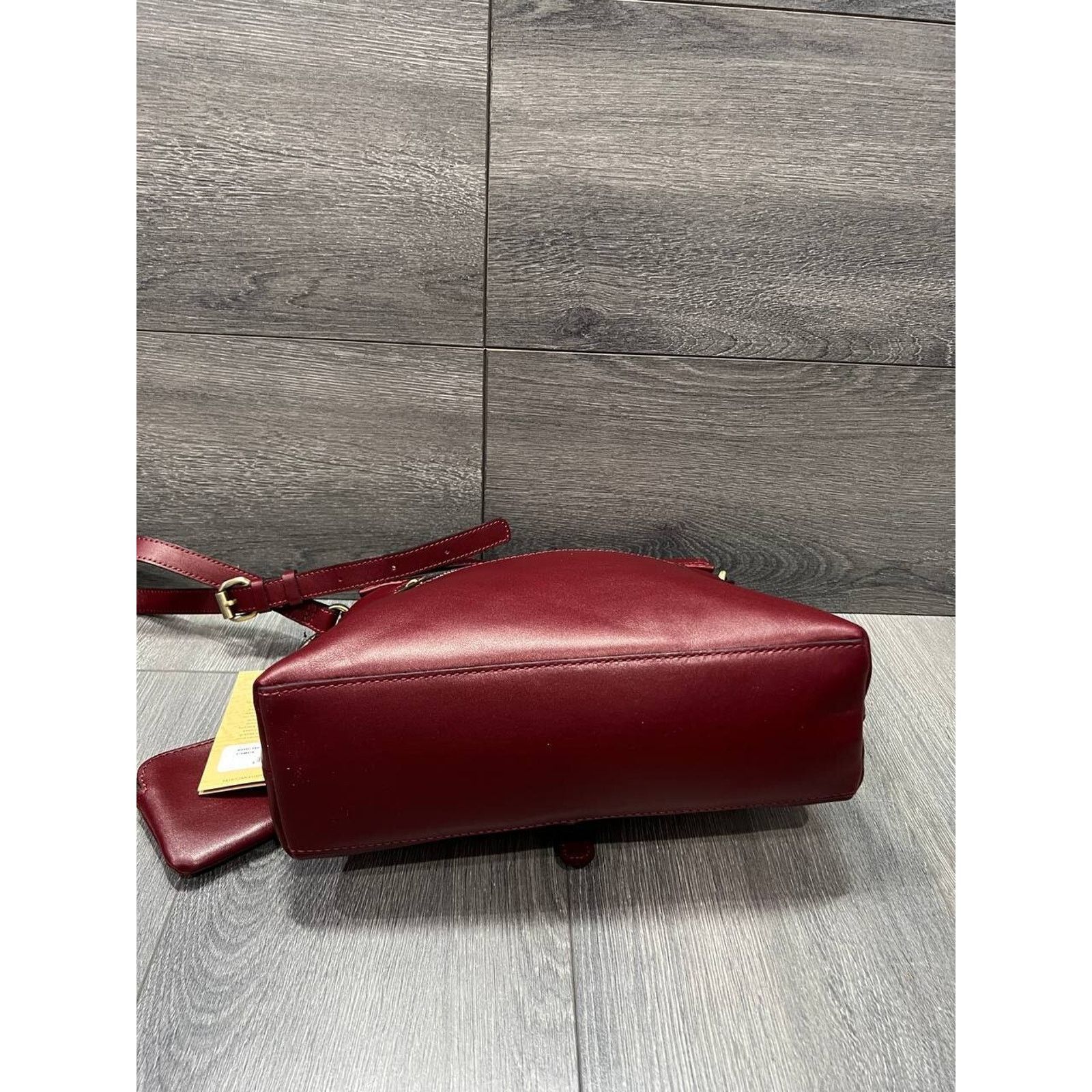 Patricia Nash Patricia Nash Mili Leather Medium Flap Maroon Bag A683655 Size ONE SIZE - 14 Thumbnail