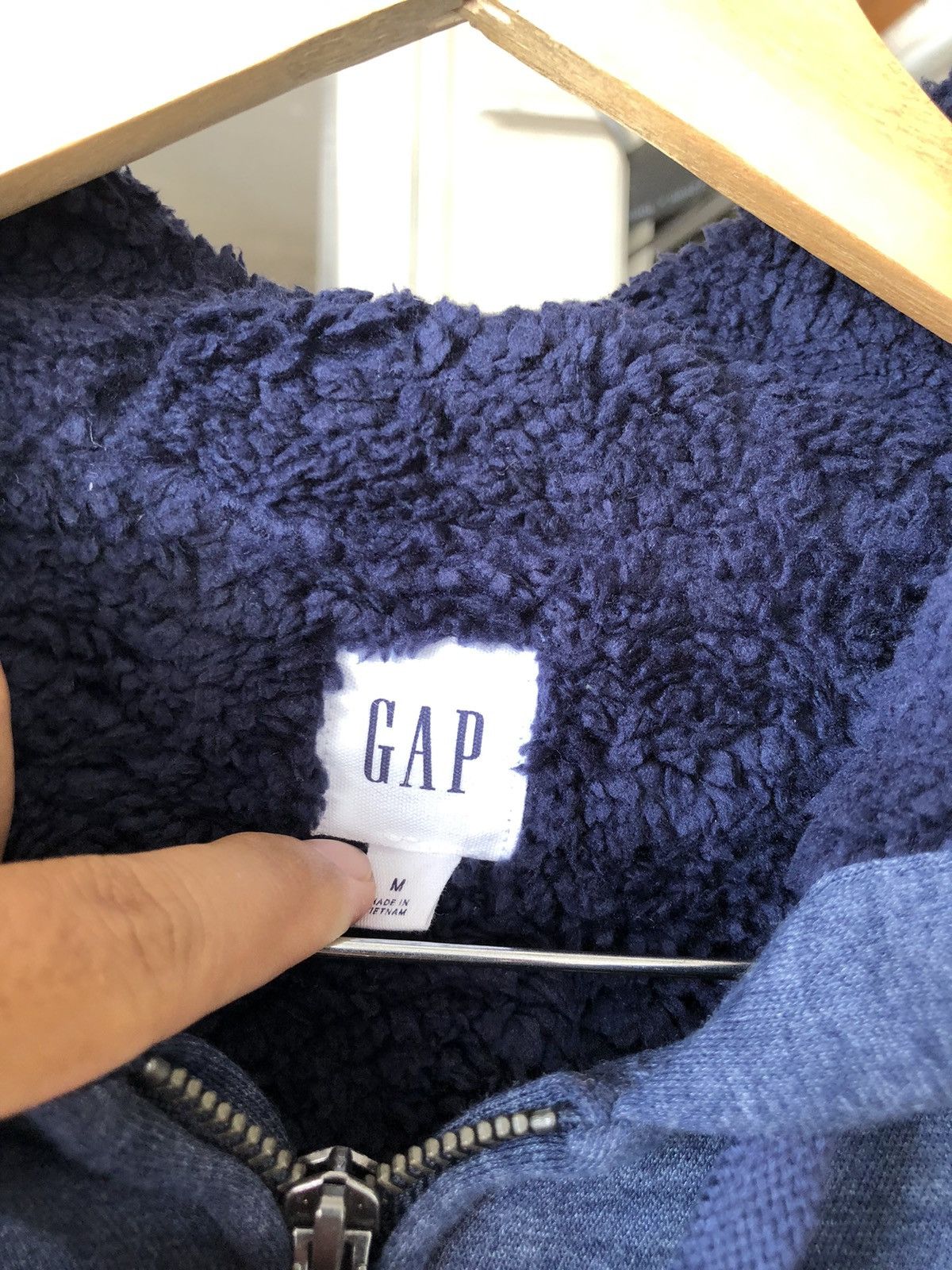 Gap Gap USA Flag Inner Fleece Sweater Hoodie Size US M / EU 48-50 / 2 - 7 Thumbnail
