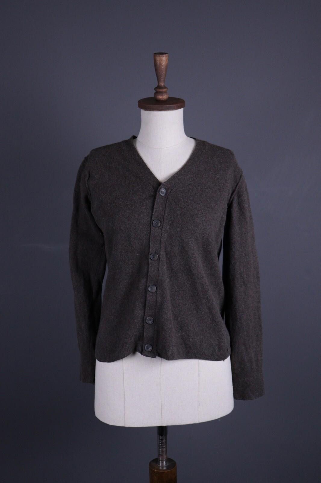 Nudie Jeans NUDIE JEANS CO Brown Wool Knit Cardigan Sweater Size S Size S / US 4 / IT 40 - 1 Thumbnail