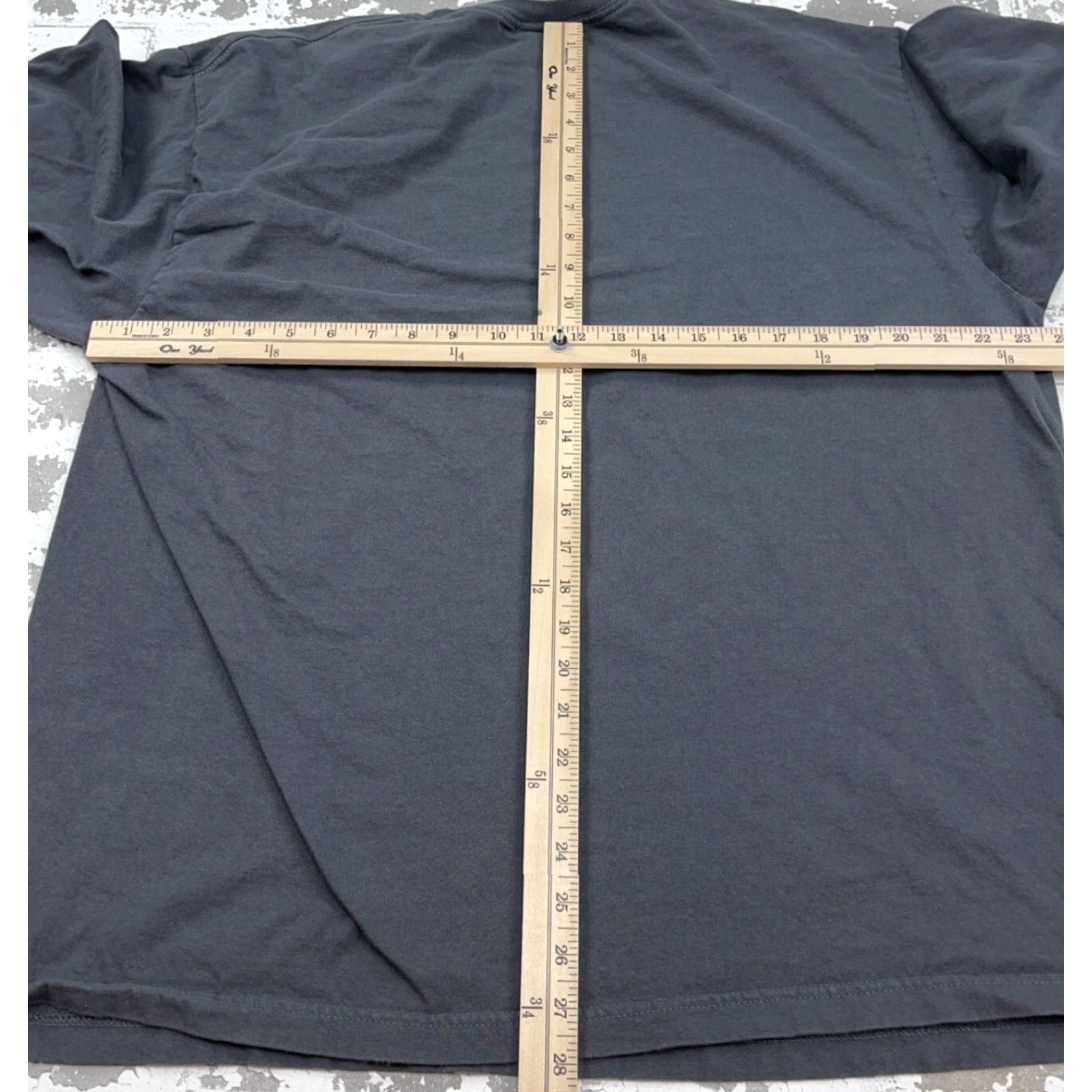 Vintage VINTAGE Hybrid Shirt Men XL Gray Graphic Print 80s Tattoo USA Logo Chopper Motorcycle Hipster Yee? Size US XL / EU 56 / 4 - 7 Thumbnail
