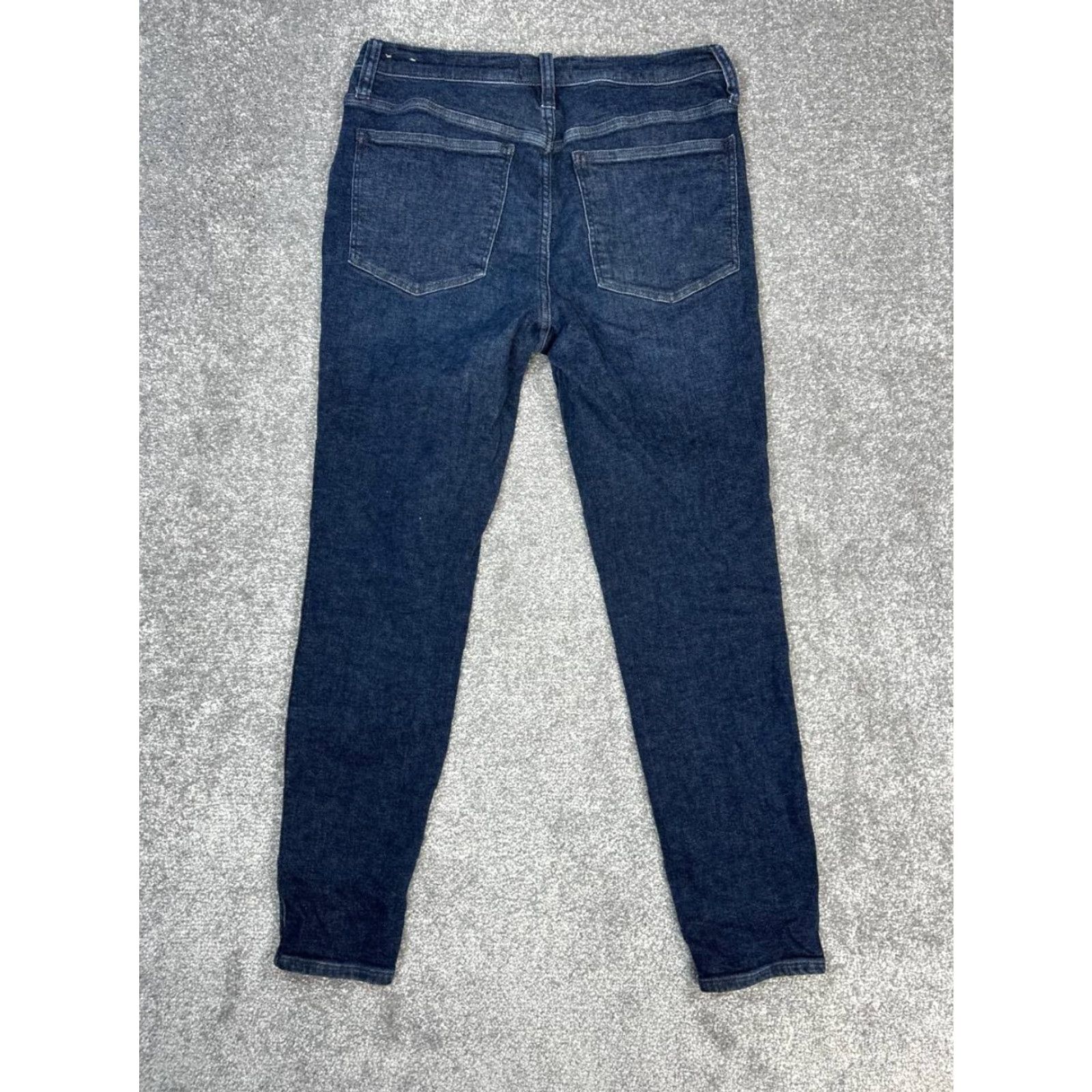 Madewell Madewell Jeans Womens 30 Blue Denim Cotton Stretch High Rise Skinny Leg 32x28 Size 30" / US 8 / IT 44 - 2 Thumbnail
