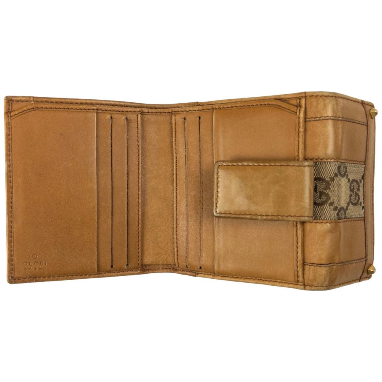 Gucci Vintage Gucci Monogram Leather Wallet Size ONE SIZE - 4 Thumbnail