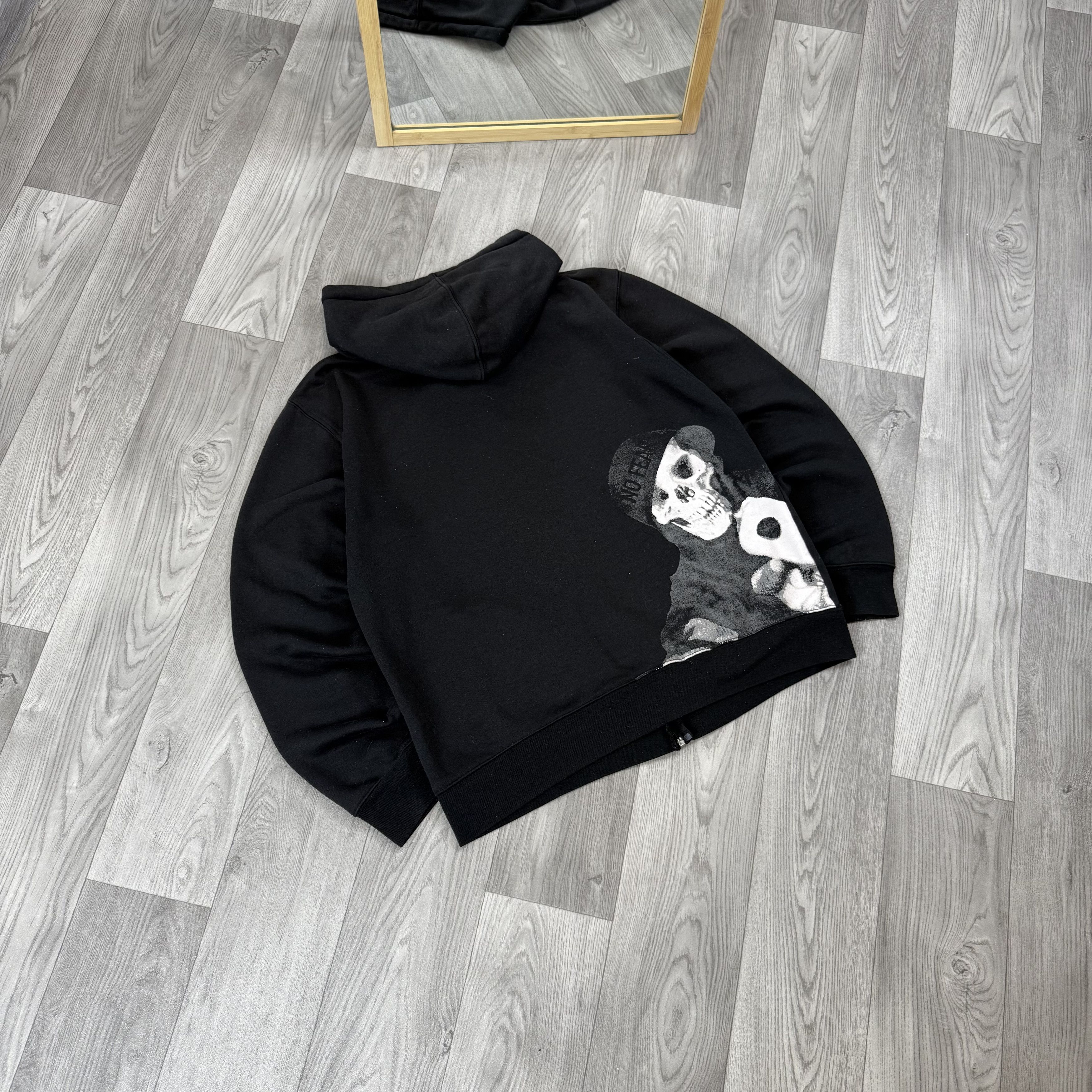 No Fear Vintage No Fear 00s Rap Skeleton Zip Hoodie Sweat Jacket Size US XL / EU 56 / 4 - 4 Thumbnail