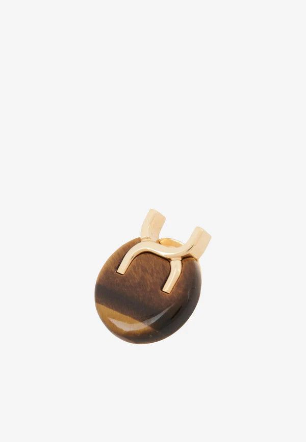 Chloe o1loc1c0425 CHC23 Size: OS / Marcie Errings in Brown Size ONE SIZE - 3 Thumbnail