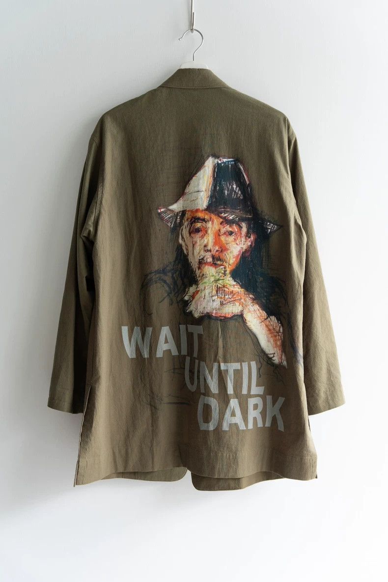 Yohji Yamamoto Yohji Yamamoto size 1 17 SS Portrait Hand Painted Suit 2501 Size 38R - 1 Thumbnail