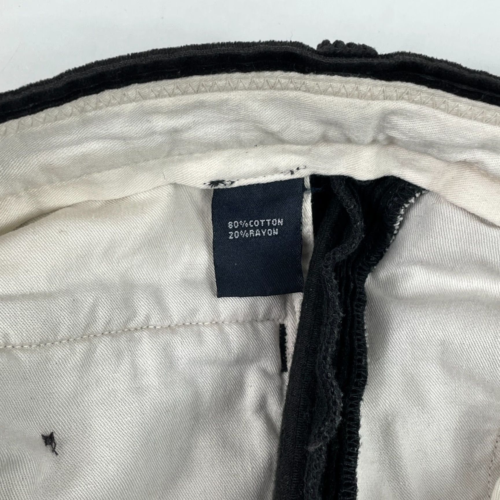 Nautica Nautica Pants Mens 34 x 32 Black Corduroy Chino Straight Leg 5-Pocket Utility Casual工作wear Size US 34 / EU 50 - 7 Thumbnail