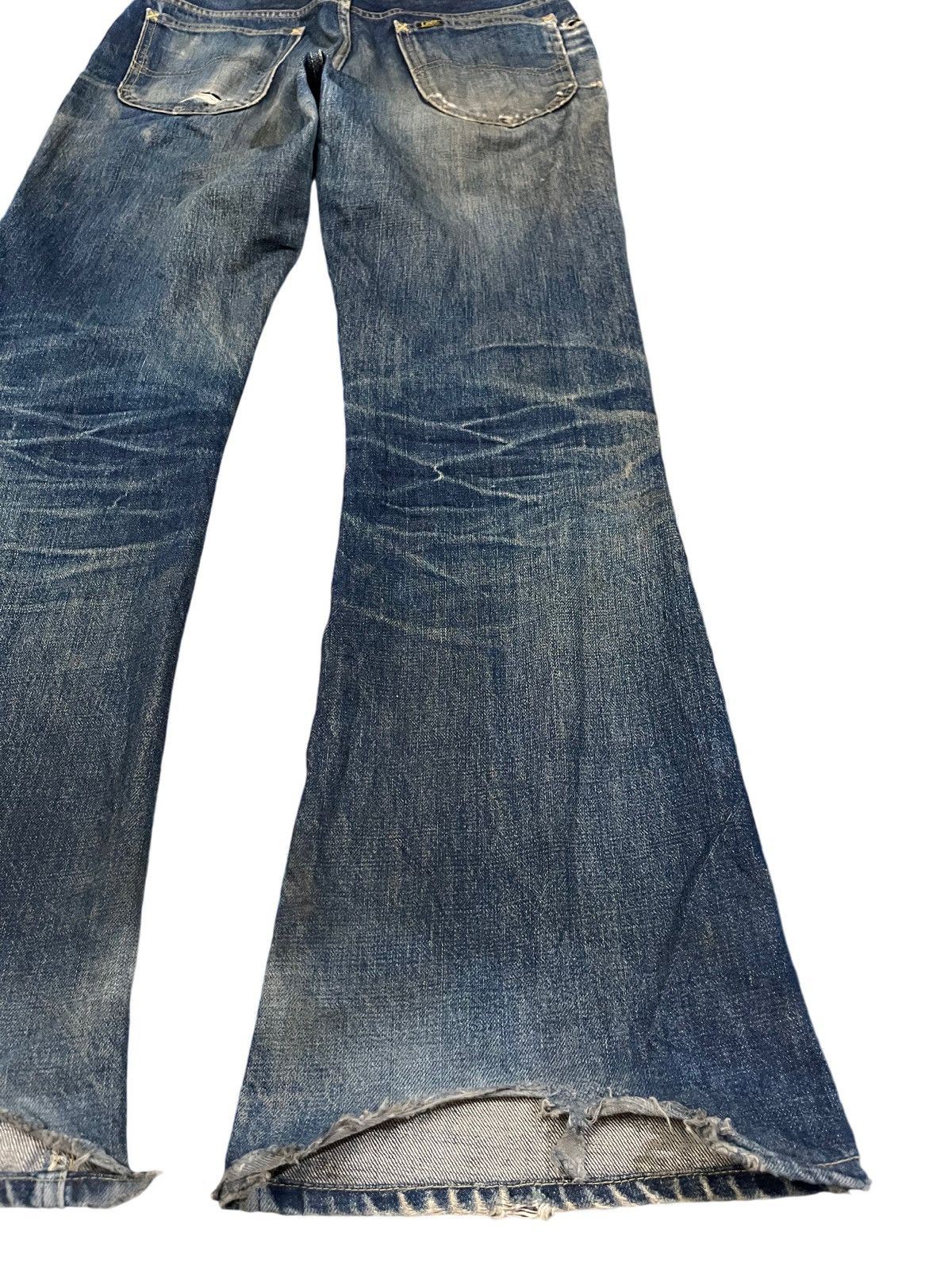 Lee Vintage Lee Rider Flare Bell Bottom Made in Nippon Denim Size US 31 - 8 Thumbnail