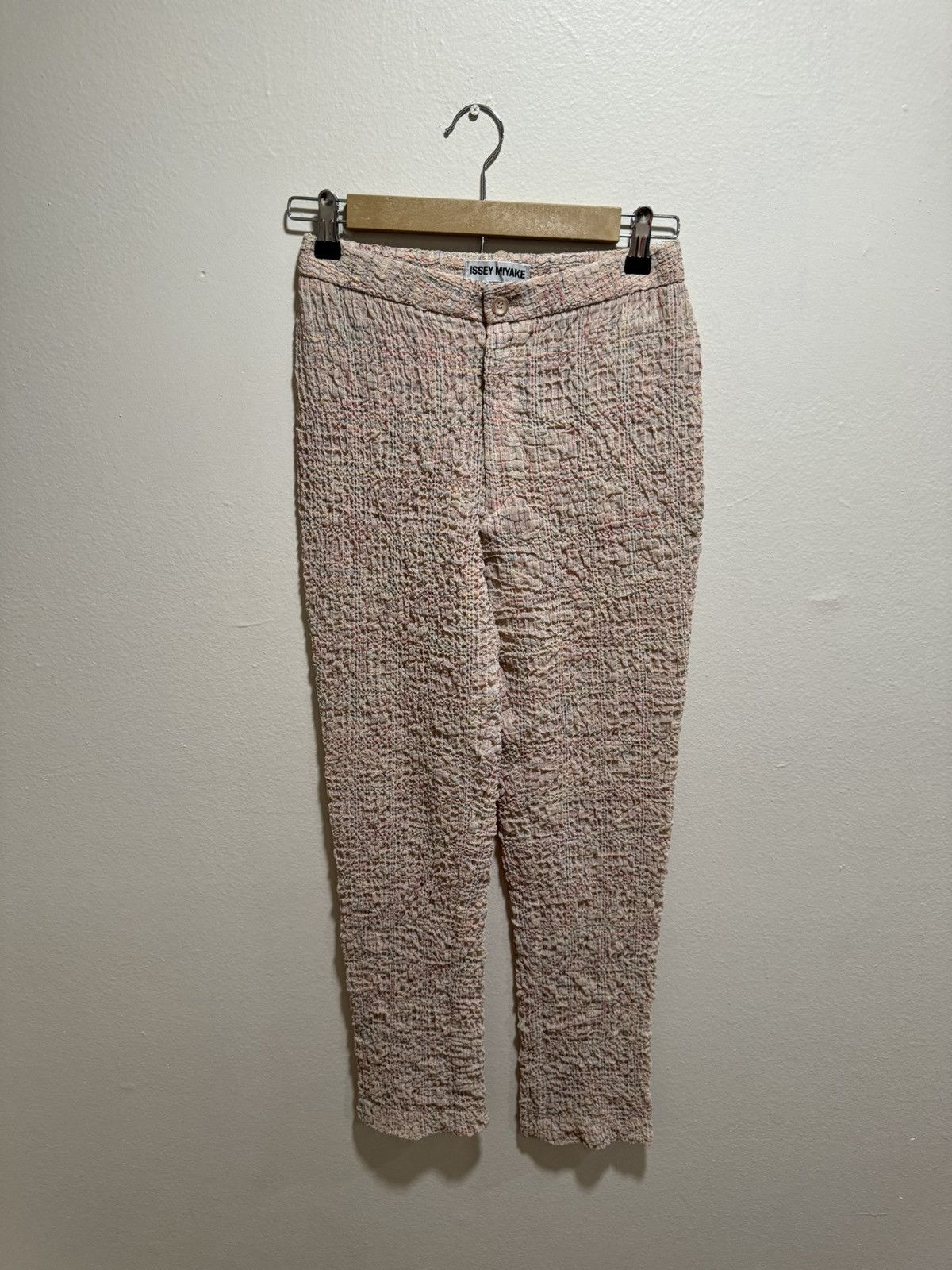Issey Miyake Multicolor Textured Pants