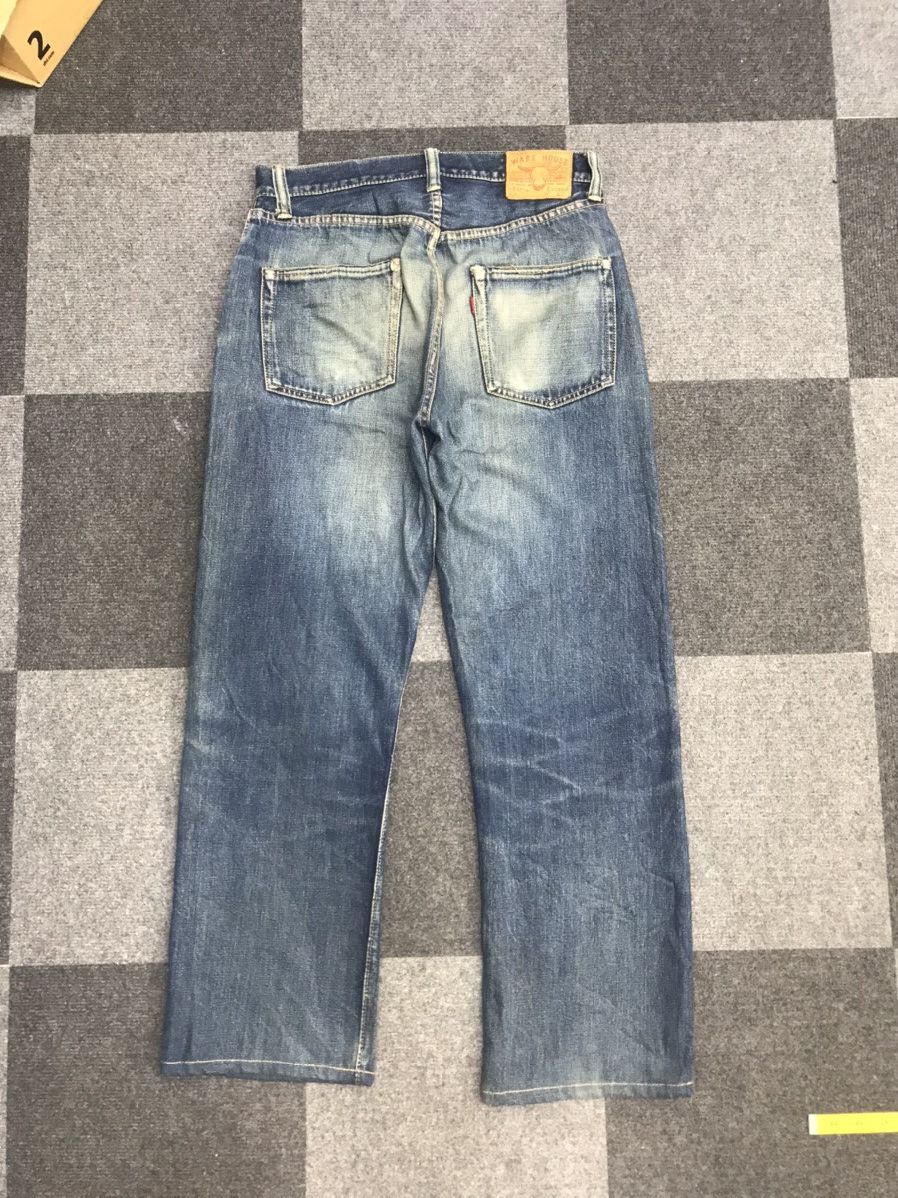 Warehouse 💥THRASHED💥WAREHOUSE SPECIAL Thrashed Selvedge Jeans Size US 29 - 11 Thumbnail