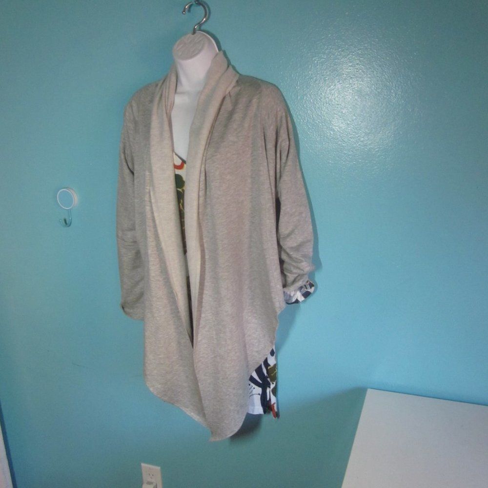 Johnny Was Johnny Was Calme High Low Cardigan Light Gray Size M Size M / US 6-8 / IT 42-44 - 4 Thumbnail