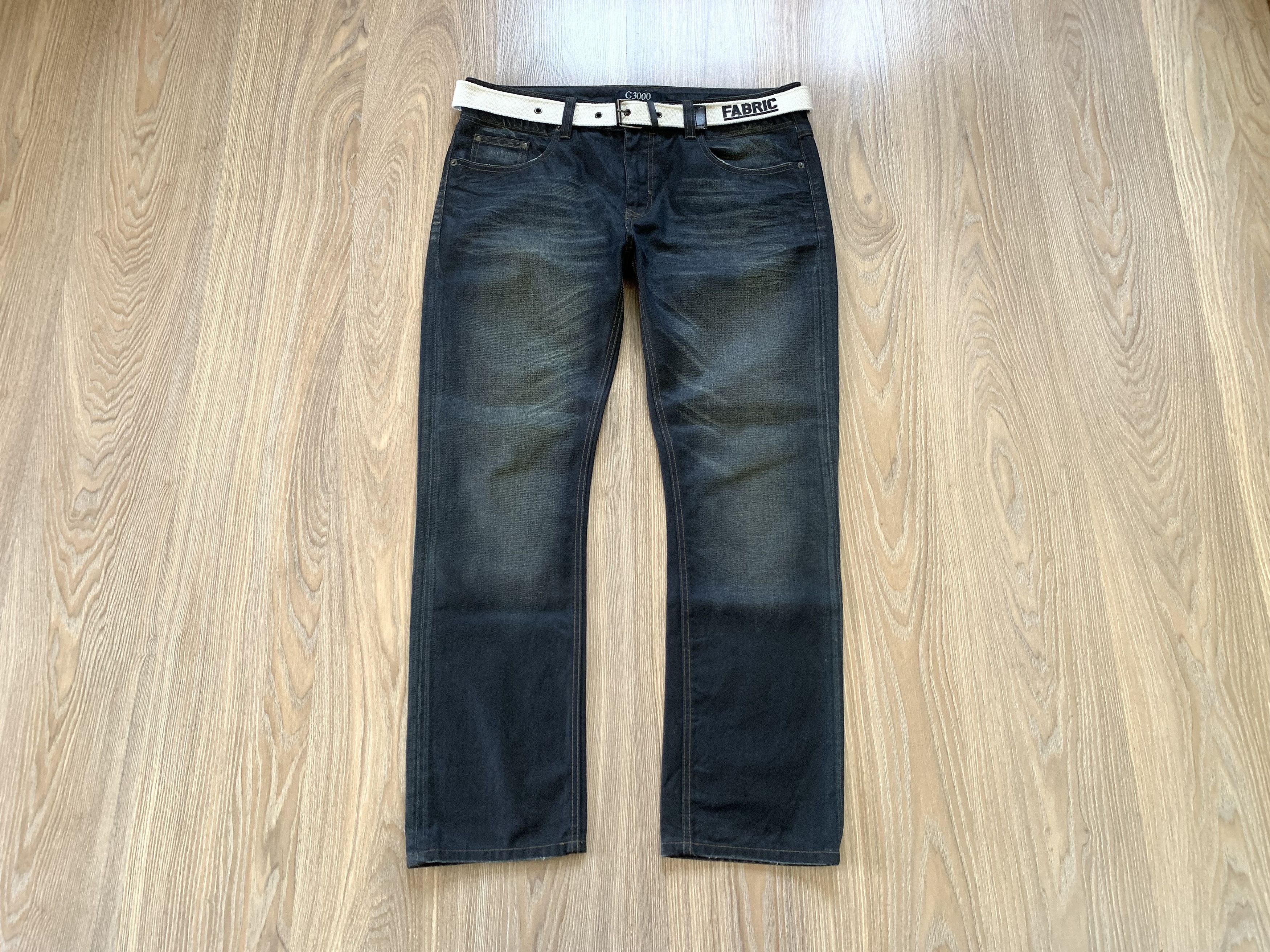 Other Y2K G3000 Collection Grey Jeans With Belt Size US 34 / EU 50 - 1 Thumbnail