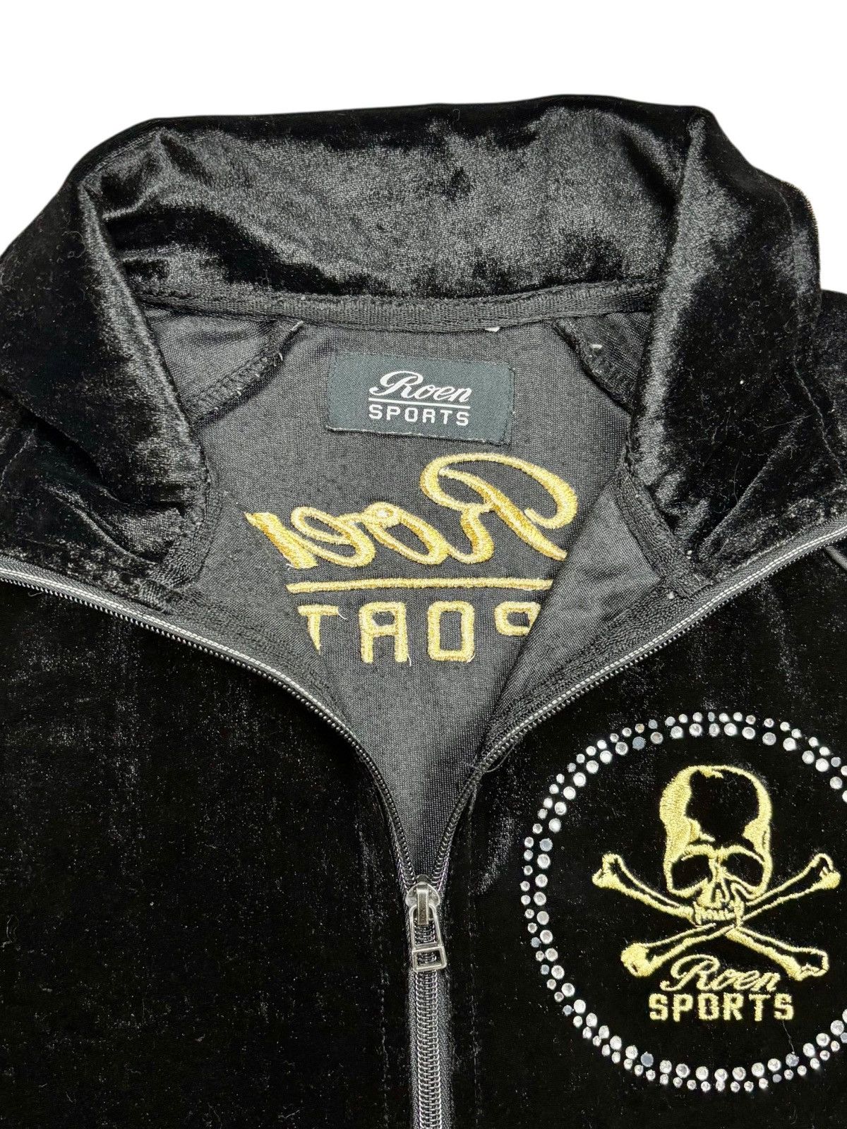 Roen 2000s Roen - Velvet Tracktop Jacket Size US M / EU 48-50 / 2 - 7 Thumbnail