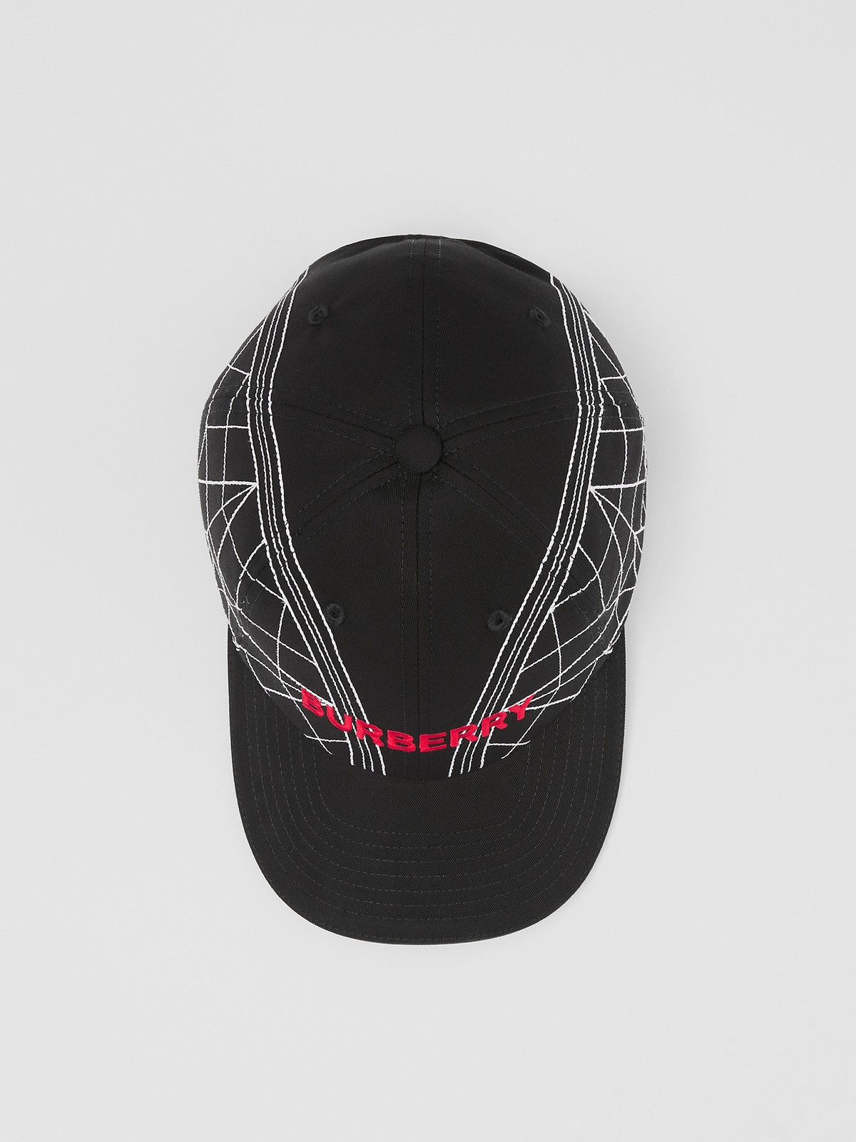 Burberry Burberry Embroidered Star Cotton Gabardine Baseball Cap Size ONE SIZE - 6 Thumbnail