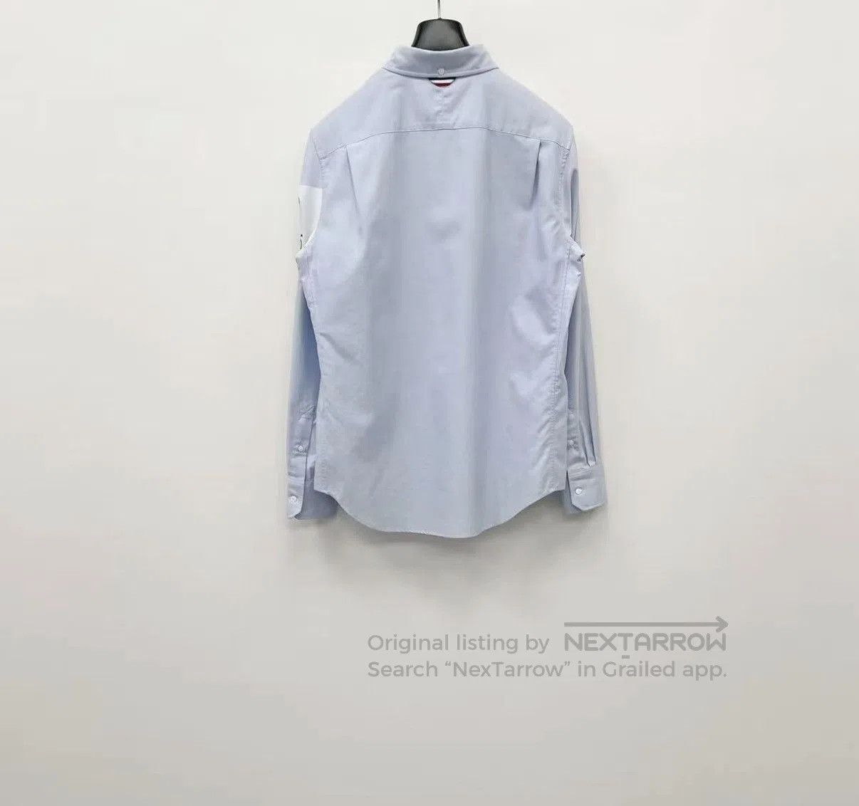 Moncler Blue Long Sleeve Button-Up Shirt Size M. Size US M / EU 48-50 / 2 - 5 Thumbnail