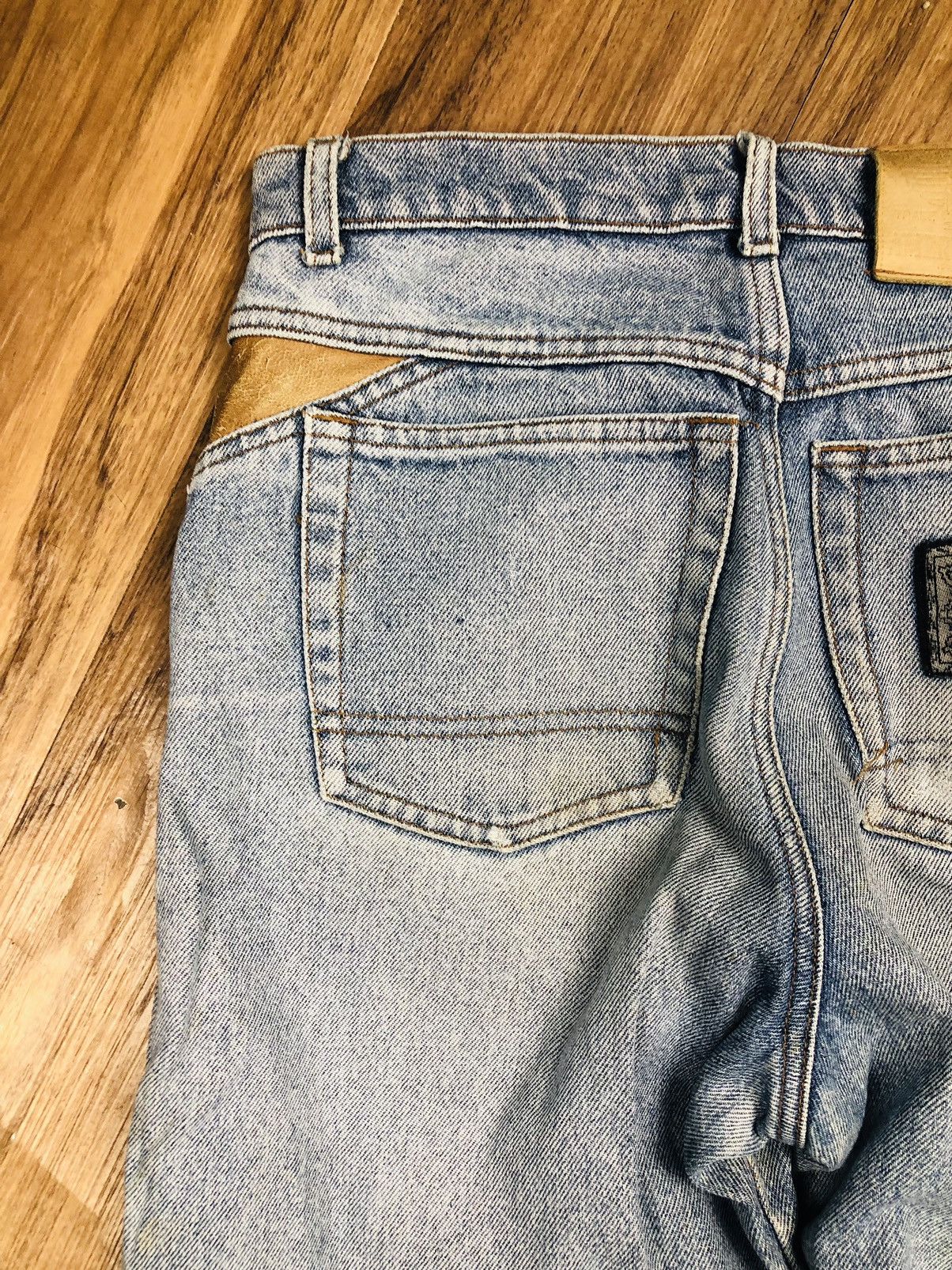 Beauty Beast Vintage AMERICAN COLT Jeans 90s - Suede Trim USA (40) Size US 30 / EU 46 - 14 Thumbnail