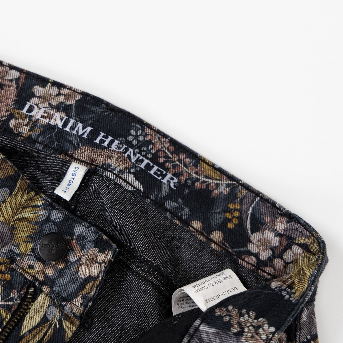 Other Denim Hunter Floral Print Jeans Skinny Fit Stretch Pants Size 26" / US 2 / IT 38 - 5 Thumbnail