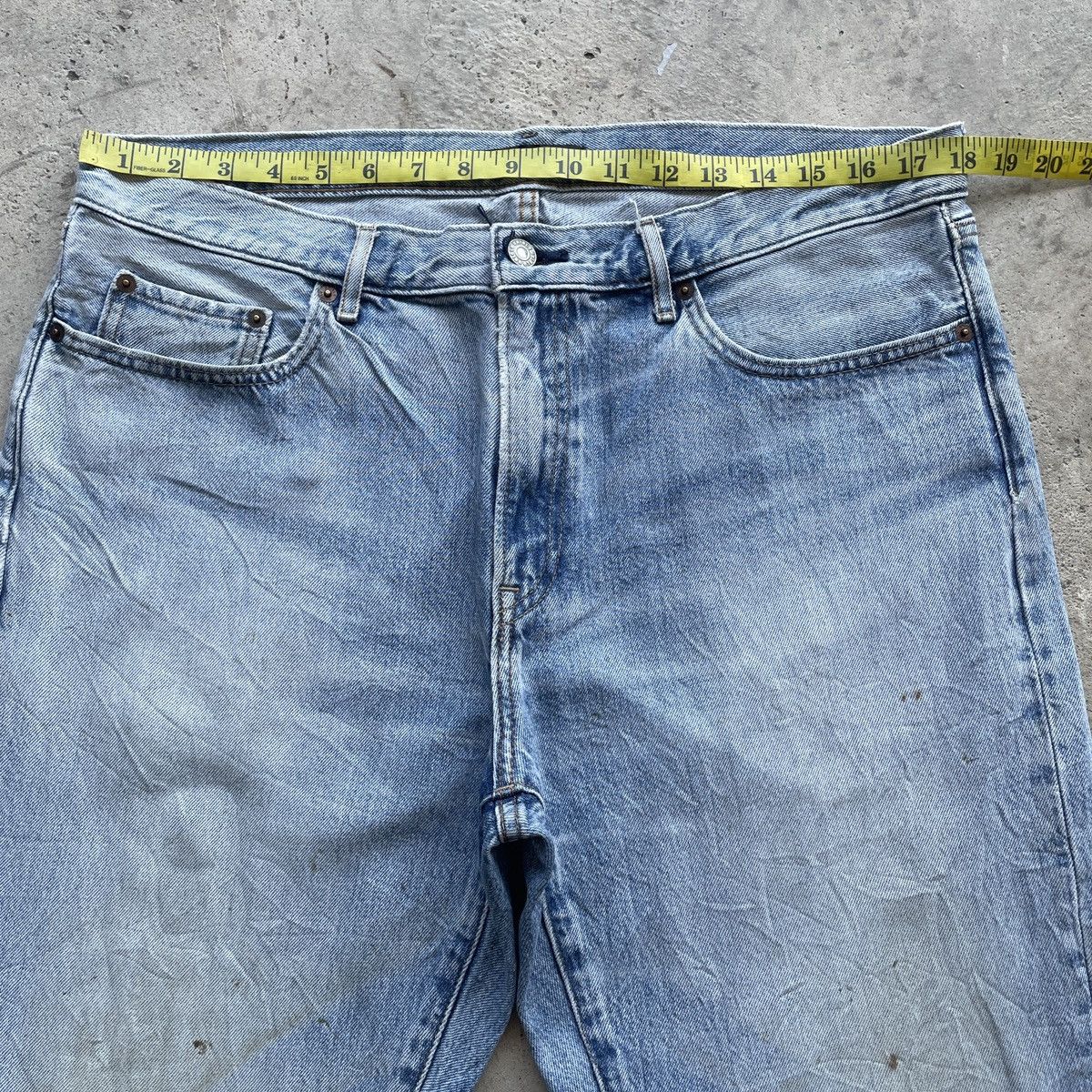 Japanese Brand W36x27 Vintage Japanese Faded Wash Jeans Denim Pants Size US 36 / EU 52 - 5 Thumbnail