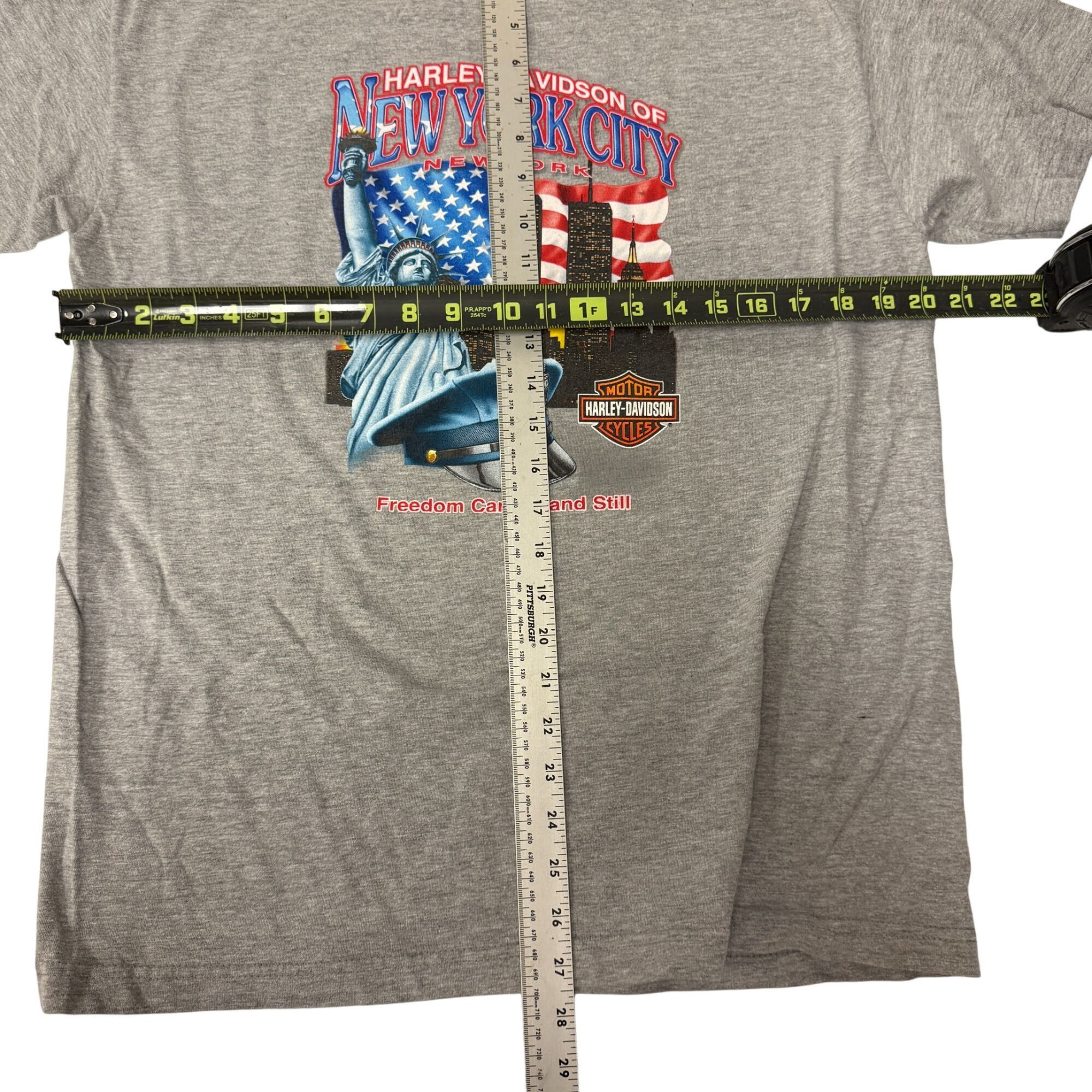 Harley Davidson HARLEY DAVIDSON Motorcycle New York TWIN TOWERS Lady Liberty Size US L / EU 52-54 / 3 - 8 Thumbnail