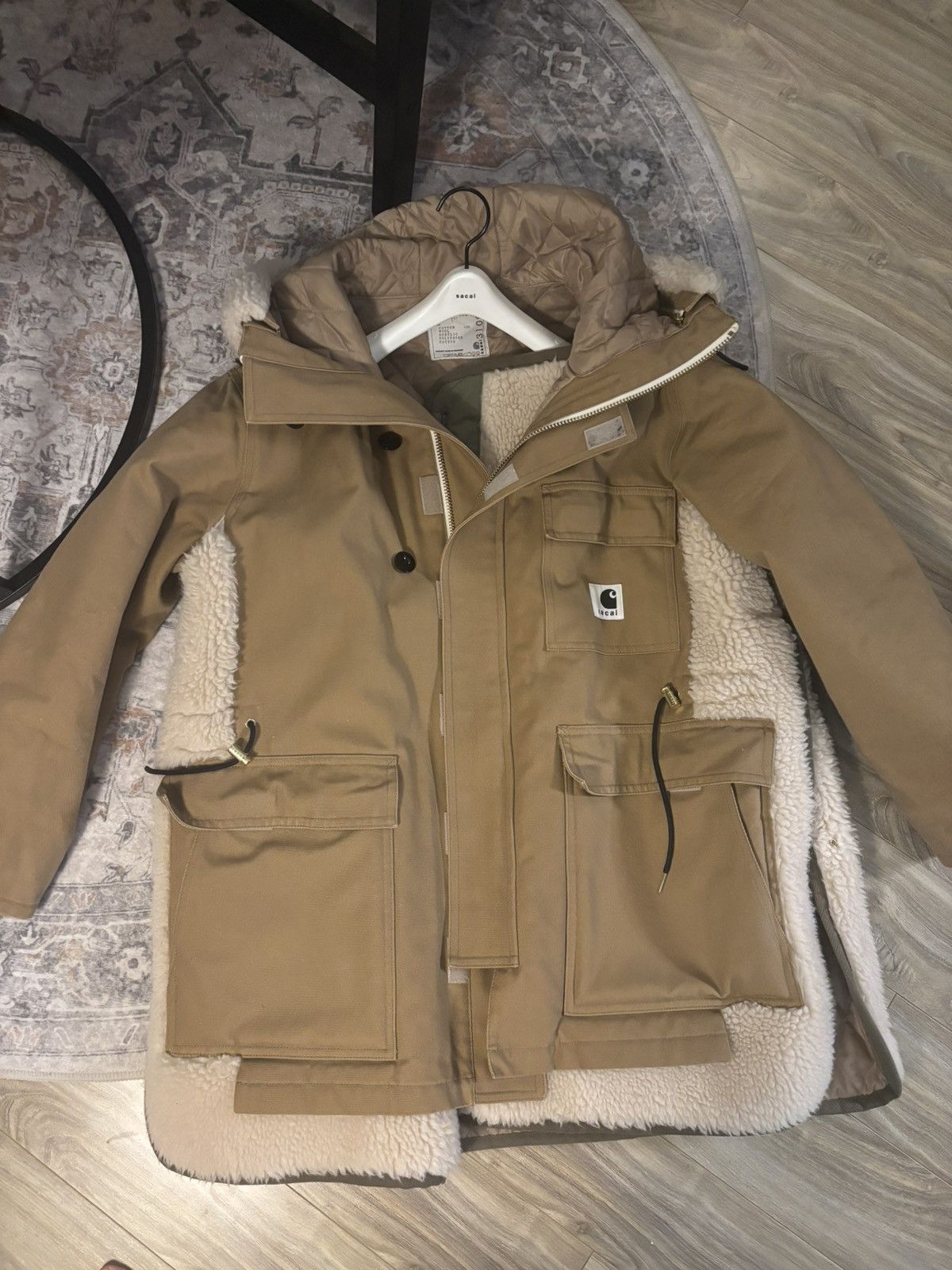 Carhartt Wip × Sacai sacai Carhartt WIP Canvas Parka Siberian 23AW Size US S / EU 44-46 / 1 - 1 Thumbnail