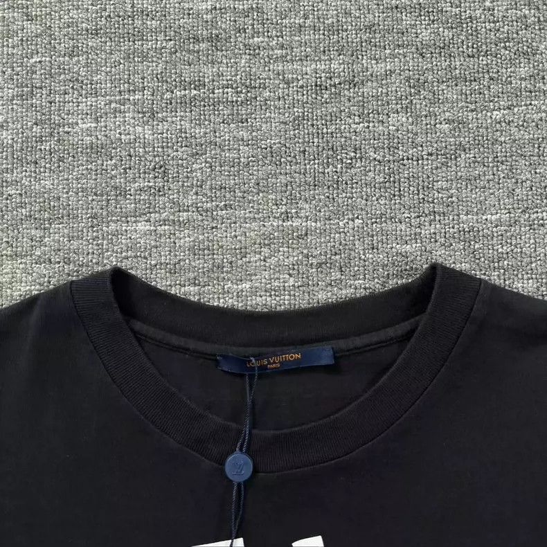 Louis Vuitton LV Black Concert Short Sleeve TShirt-2506 Size US L / EU 52-54 / 3 - 3 Thumbnail