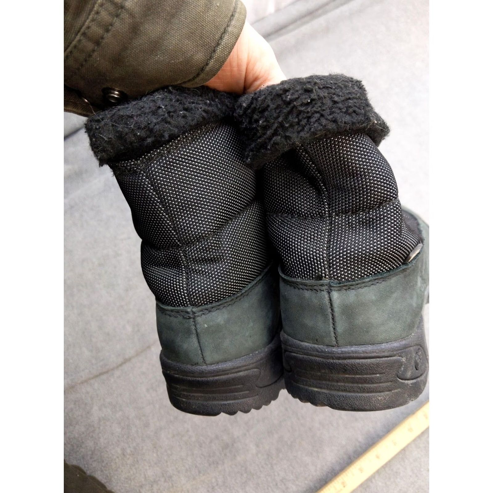 KEEN KEEN Snow Boots Womens 7.5 Black Nubuck Ankle Waterproof Pull On Winter Insulated Size US 8 / IT 38 - 5 Thumbnail