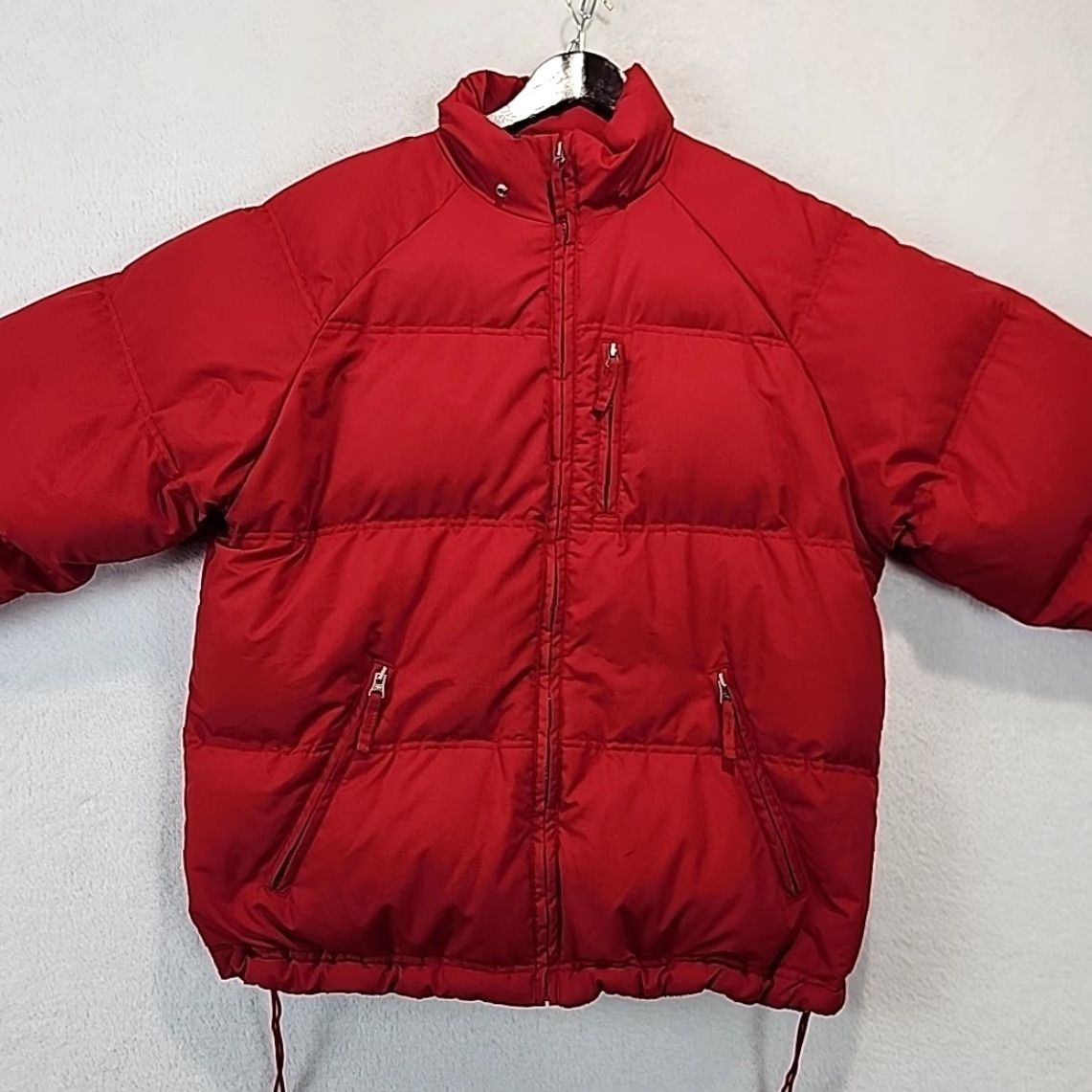 Old Navy Old Navy Puffer Jacket Men's M Red Quilted Down Full Zip Gorpcore Size US M / EU 48-50 / 2 - 3 Thumbnail