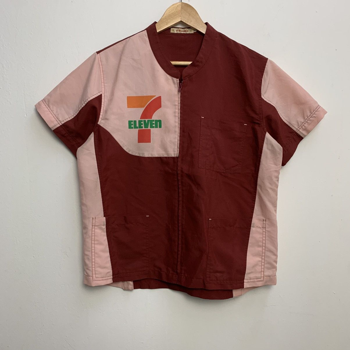 Japanese Brand Vintage 7-Eleven Japan Staff Uniform Tee Workwear Aesthetic Size US M / EU 48-50 / 2 - 1 Thumbnail