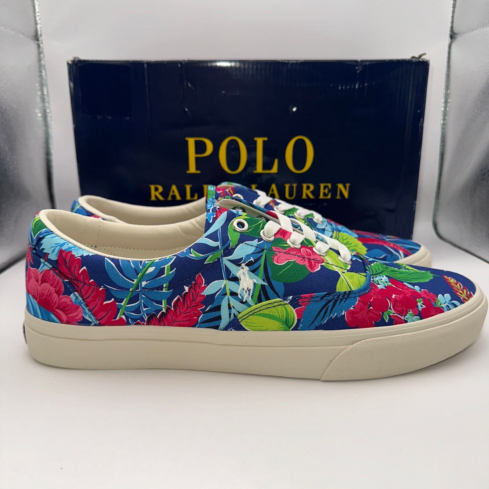 Polo Ralph Lauren Polo Ralph Laurent Mens sz 12 D Keaton Pony Low top Laced Size US 12 / EU 45 - 3 Thumbnail