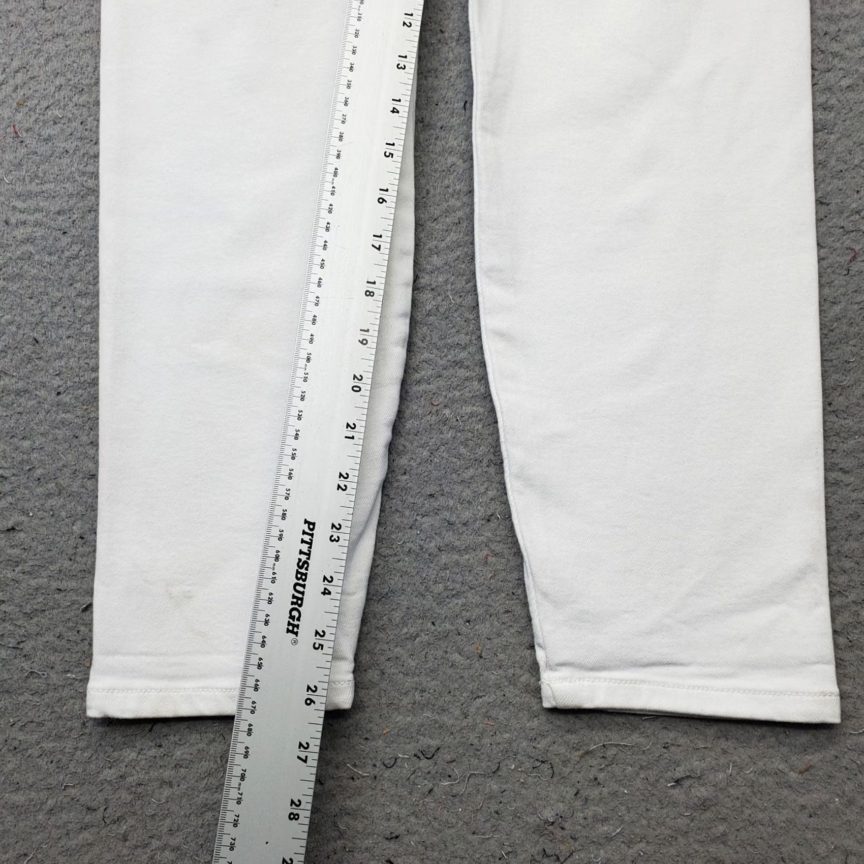 Vintage Hidden Jeans Womens Size 28 White Denim 5 Pocket Dress/Streetwear Grunge Stretch Size 28" / US 6 / IT 42 - 4 Thumbnail