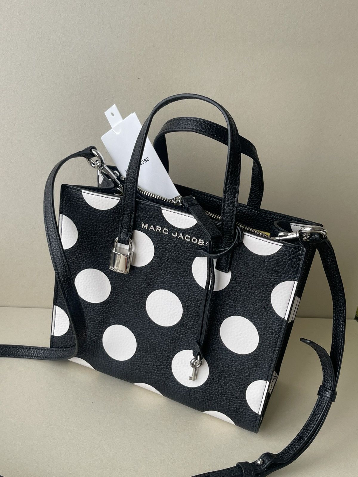 Marc Jacobs (new+tag) Marc Jacobs grind crossbody black polka dots Size ONE SIZE - 1 Thumbnail