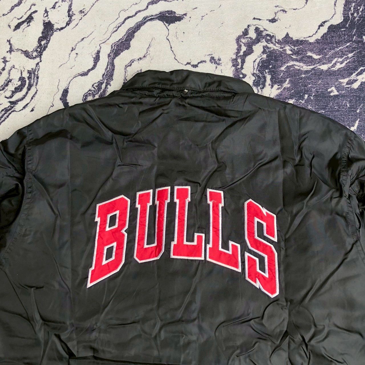 NBA Vintage 90s Chicago Bulls NBA Sherpa Lined Jacket Size US L / EU 52-54 / 3 - 2 Thumbnail