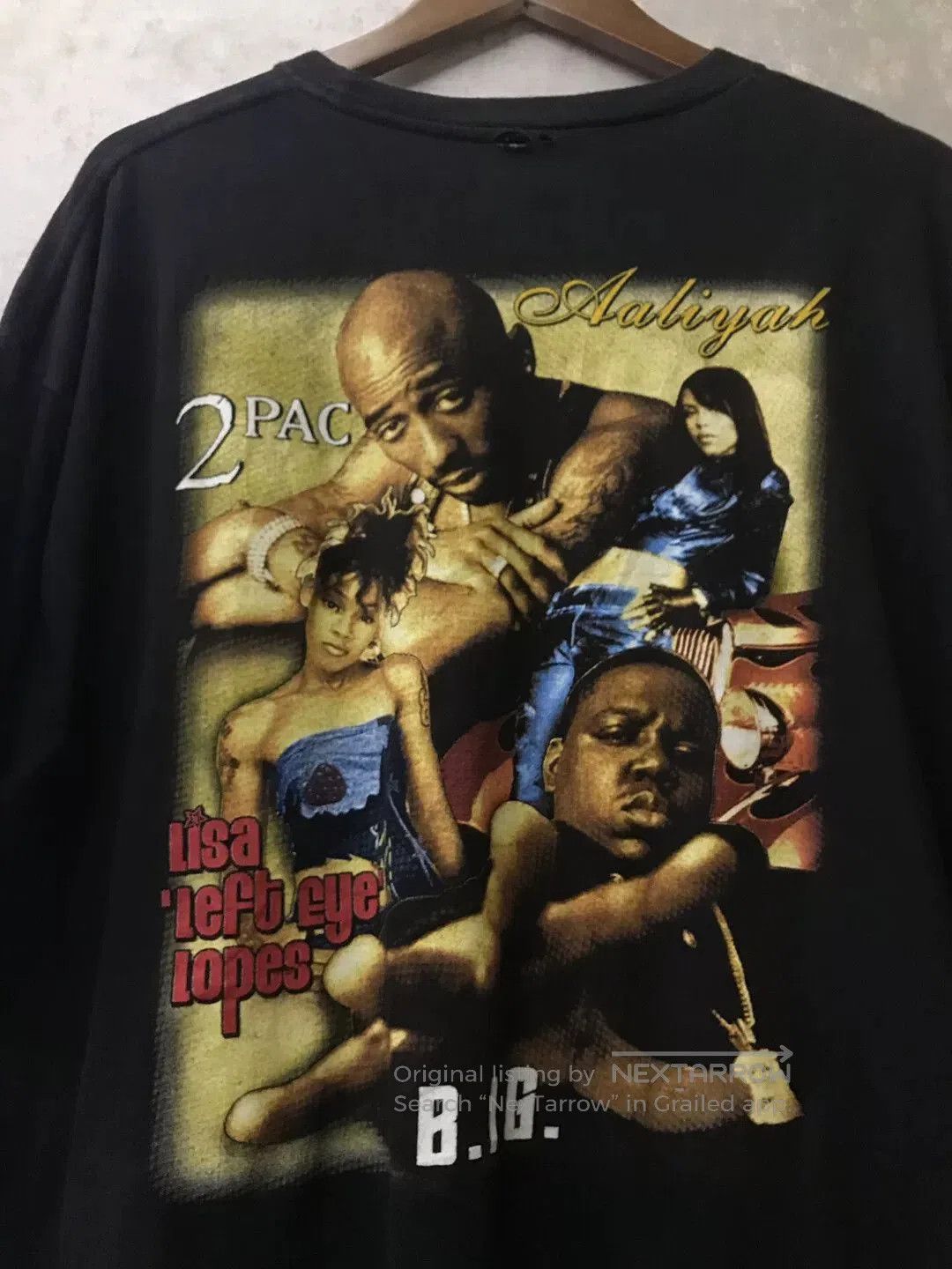 Vintage Vintage Tupac Biggie Rap Short Sleeve. Size US M / EU 48-50 / 2 - 4 Thumbnail