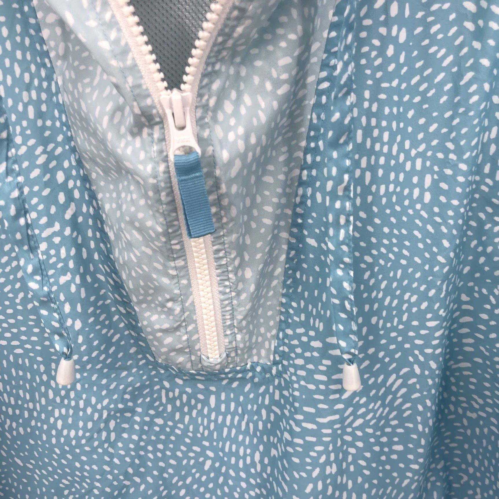 Chubbies Chubbies Packable Windbreaker Men L Blue Floral Pattern 90s Hike Zip Jacket Adults Mens Size US L / EU 52-54 / 3 - 7 Thumbnail