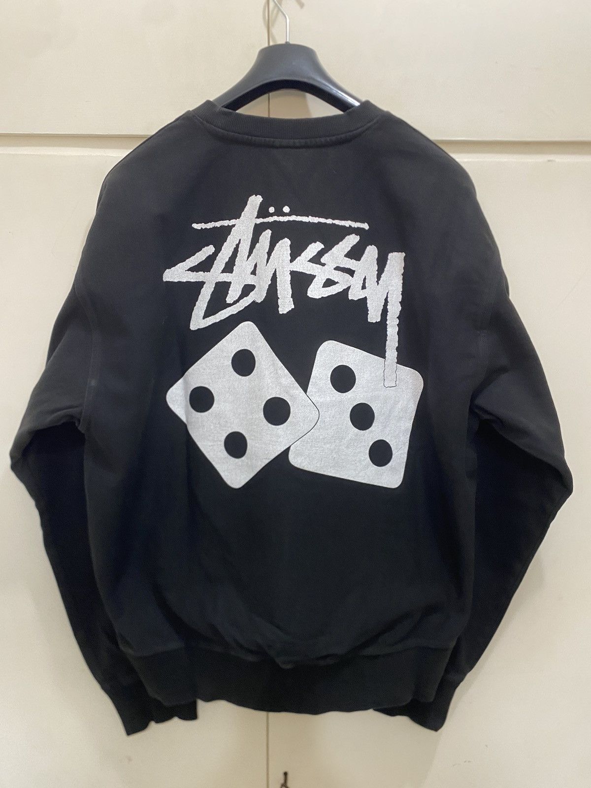 Stussy Stüssy Dadi sweatshirt, size XL, black, with print, used Size US XL / EU 56 / 4 - 9 Thumbnail