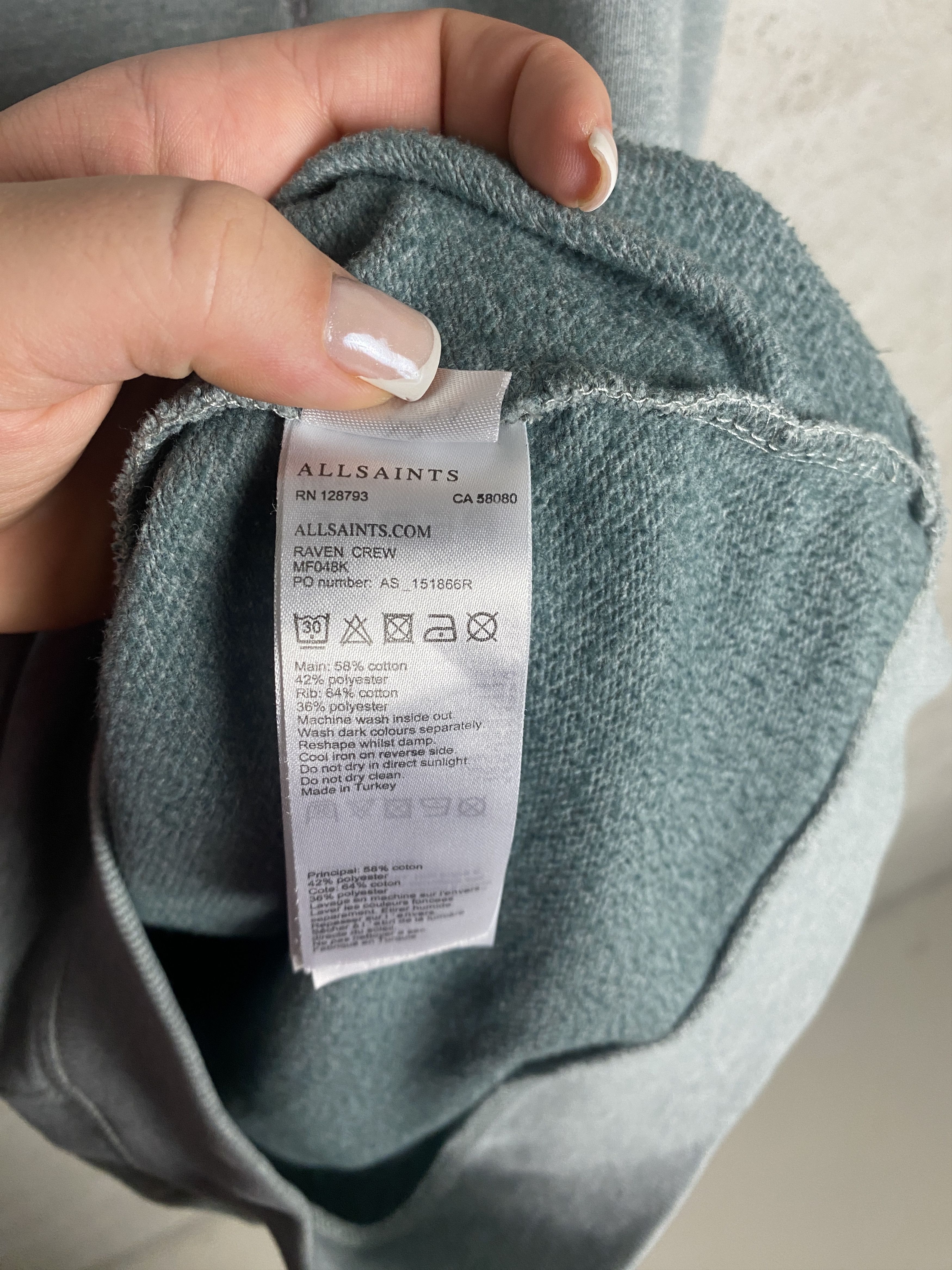 Allsaints Allsaints Raven Crew small logo casual Size US XS / EU 42 / 0 - 5 Thumbnail