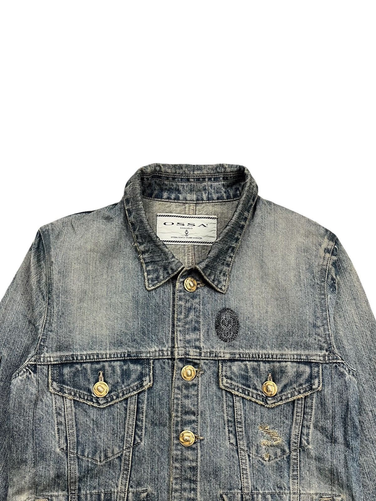 If Six Was Nine 2004 Ossa Mondo - Poseidon Type B1 Mud Wash Denim Size US M / EU 48-50 / 2 - 6 Thumbnail