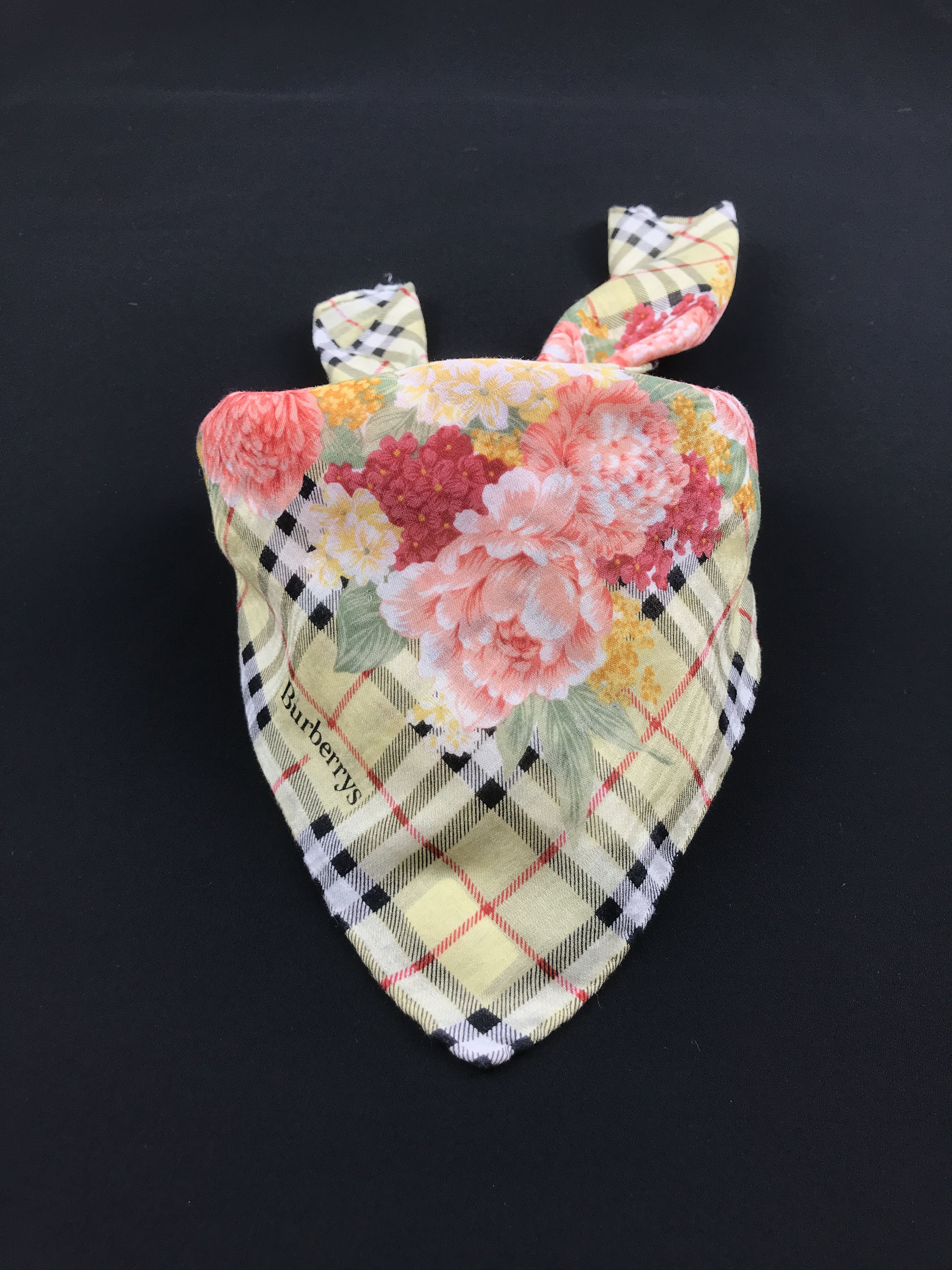 Burberry × Vintage Vintage Burberry Bandana Neckerchief Handkerchief Size ONE SIZE - 3 Thumbnail