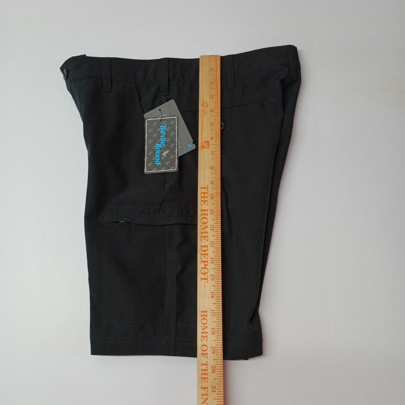 Other Birdie Bound Cargo Shorts Mens 30x9 Black Stretch Flex Waist Size US 30 / EU 46 - 7 Thumbnail