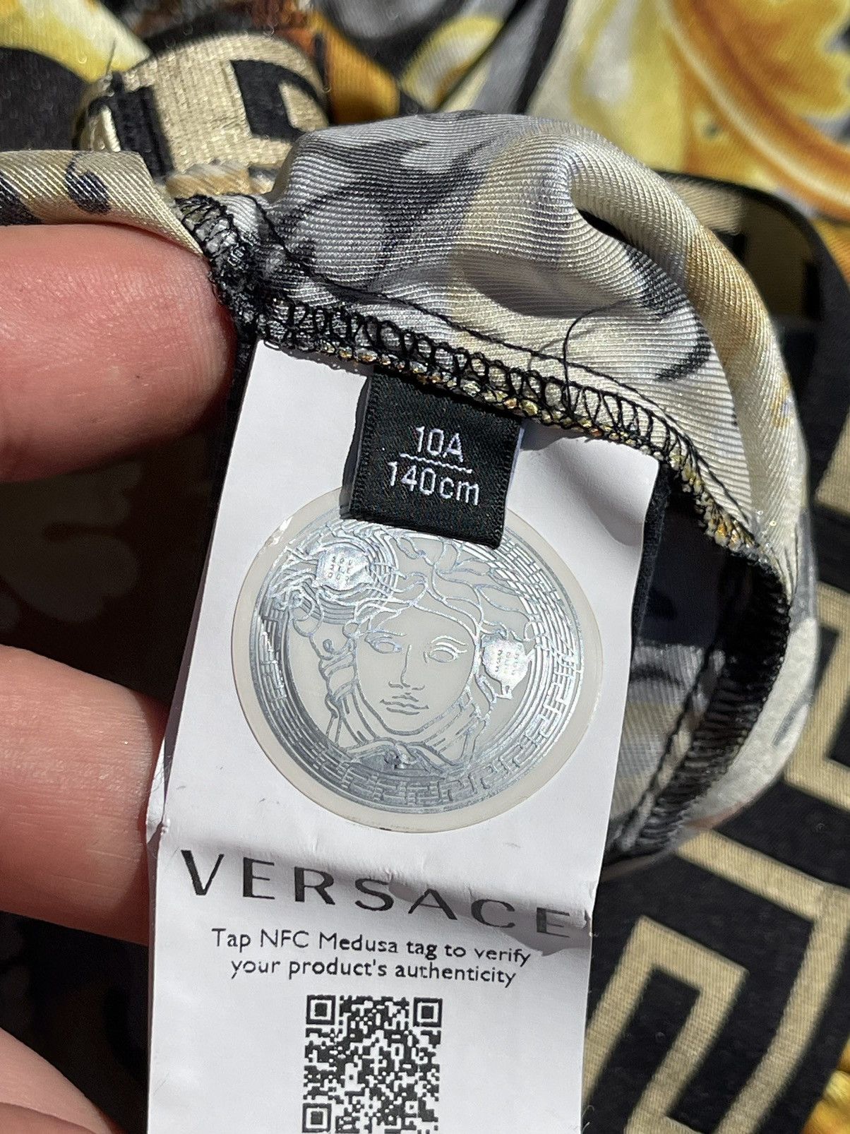 Versace Versace baroque style print mini skirt Size 25" / US 0 / IT 36 - 11 Thumbnail