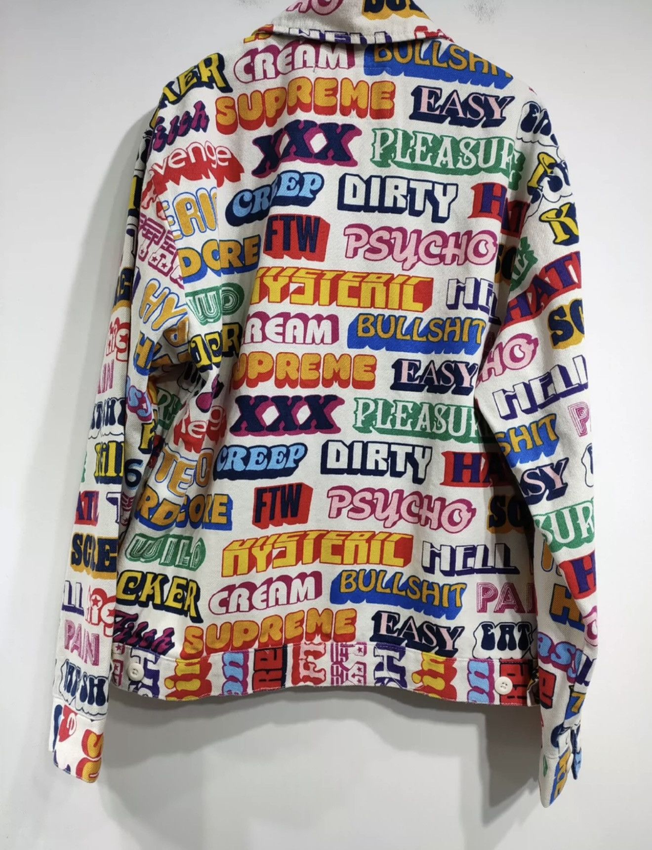 Supreme Supreme hysteric Glamour text work Jacket Size US S / EU 44-46 / 1 - 2 Thumbnail