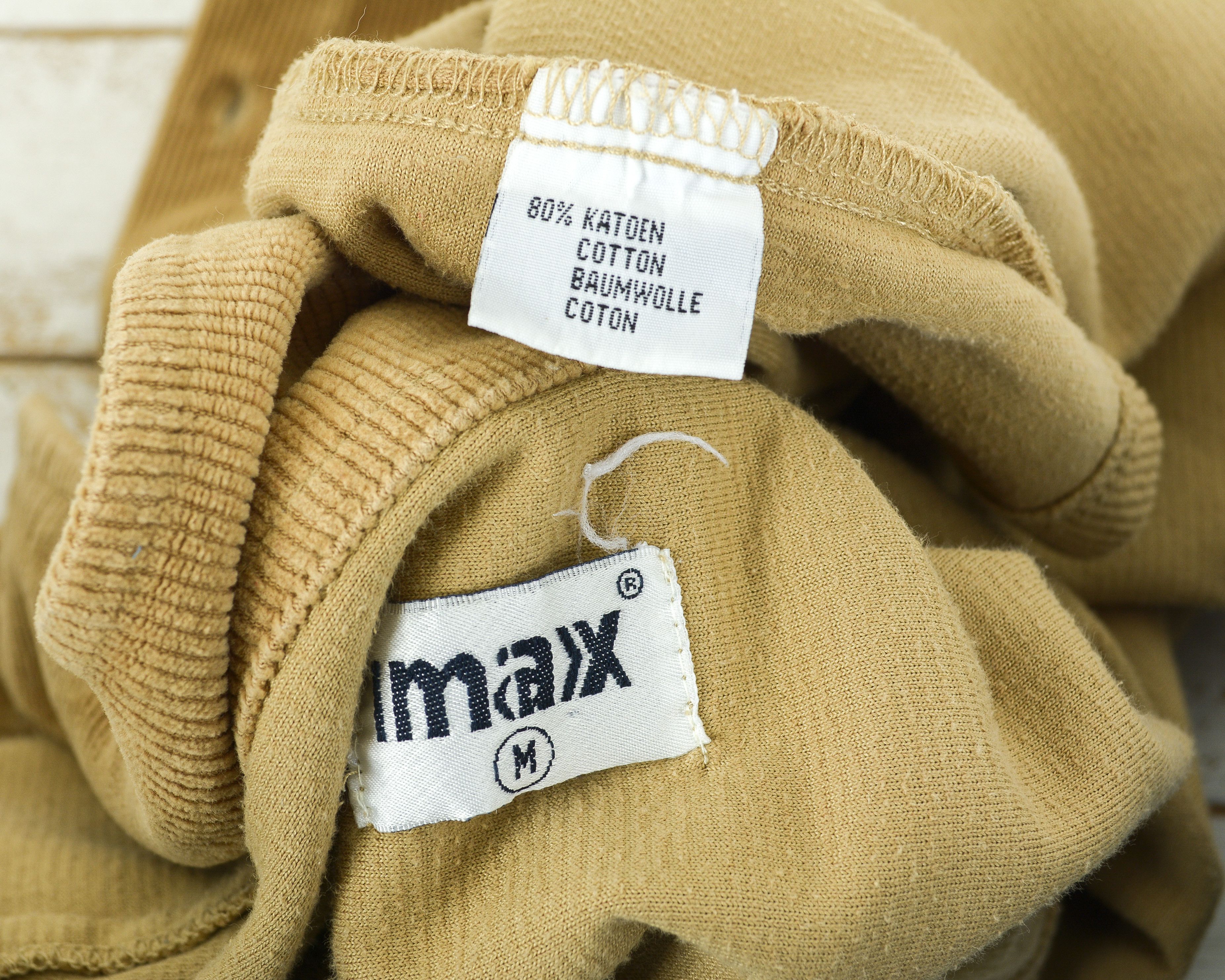 Vintage IMAX Corduroy Waistcoat Cord Vest Button Up Tank Gilet Top Size M / US 6-8 / IT 42-44 - 6 Thumbnail