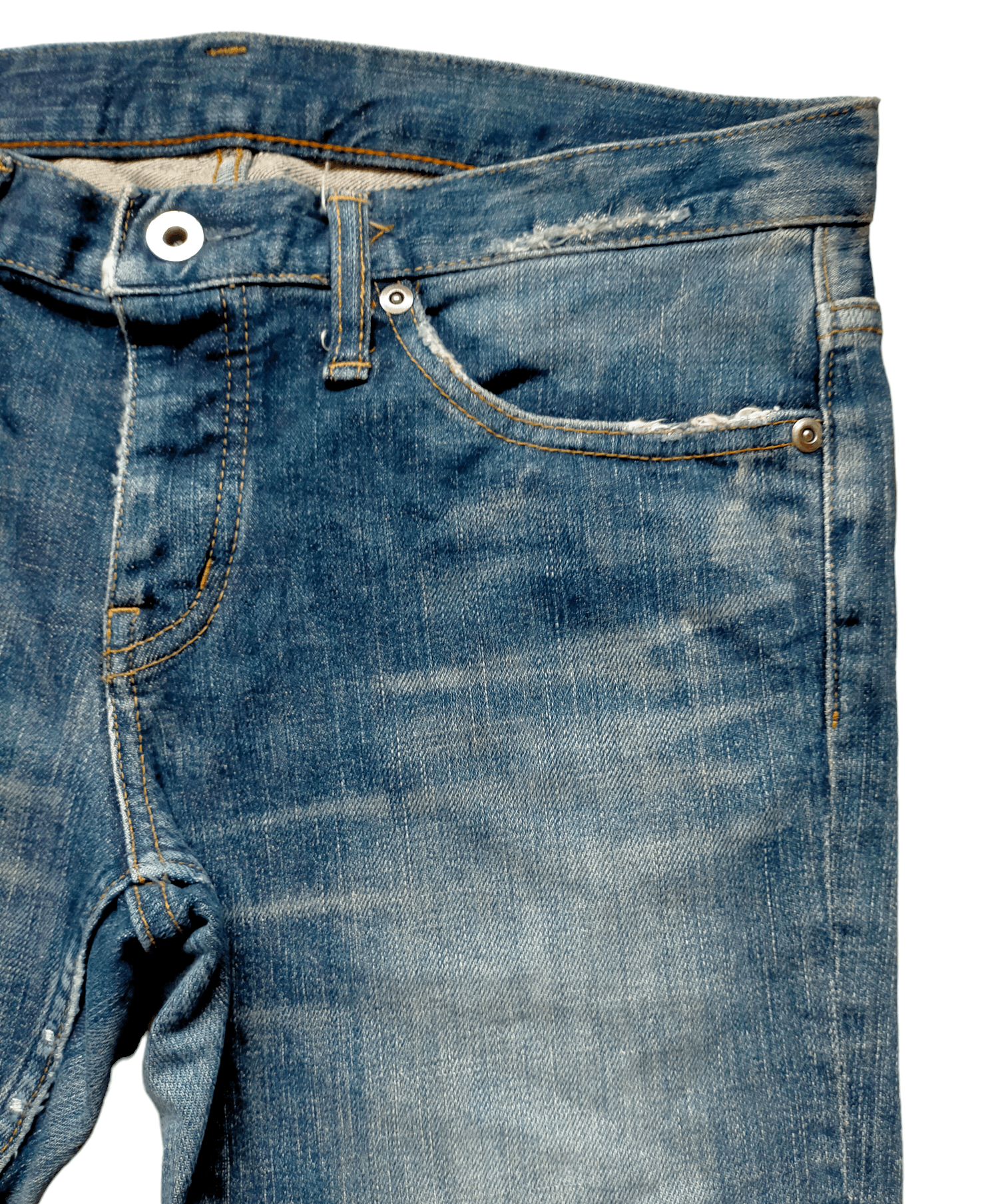 Hysteric Glamour Skinny Jeans Hysteric Glamour strecth Distress Low rise Size US 31 - 4 Thumbnail